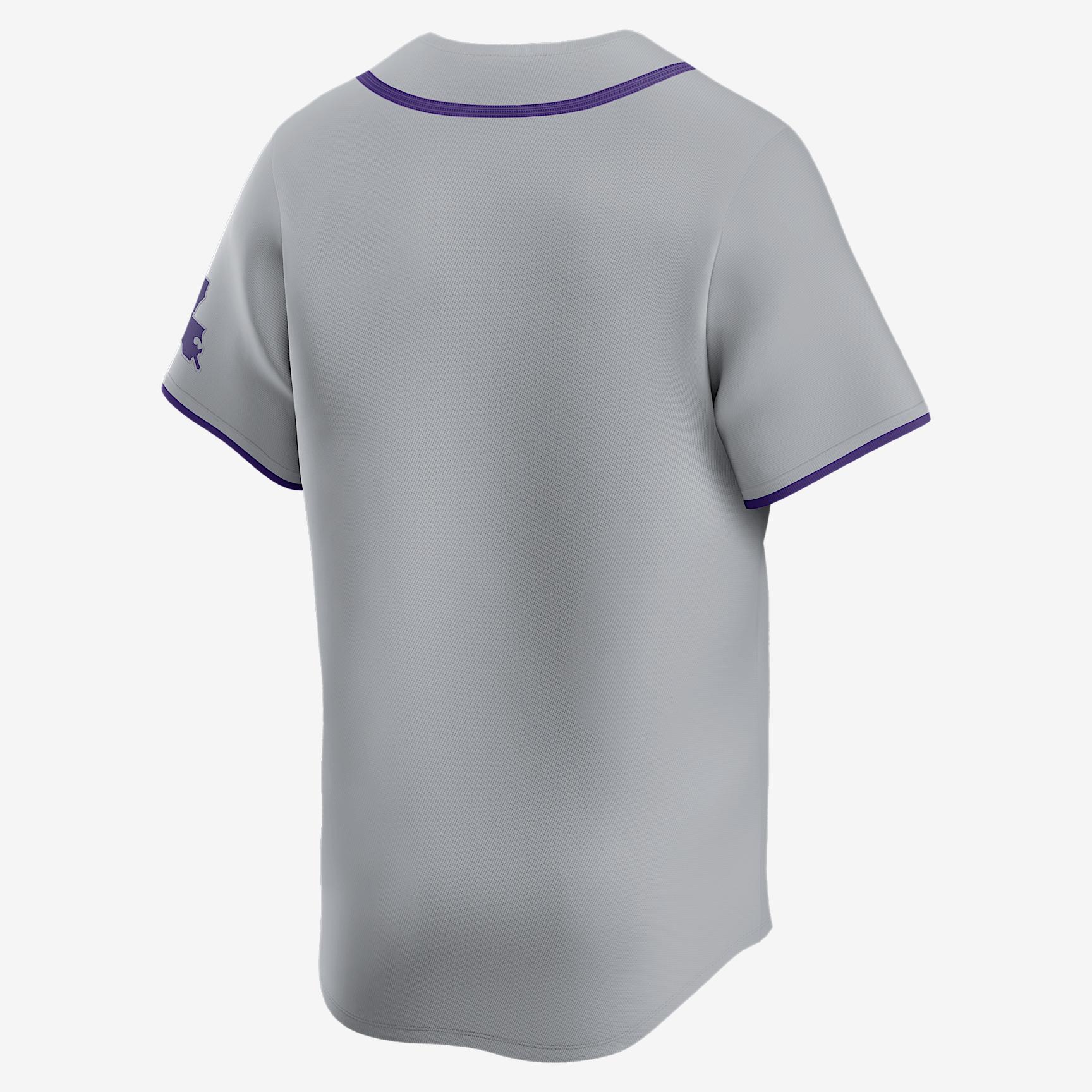 LSU Nike Men's College Limited Baseball Jersey Product Image