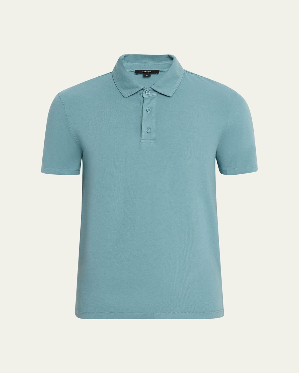 Mens Garment-Dyed Polo Shirt Product Image
