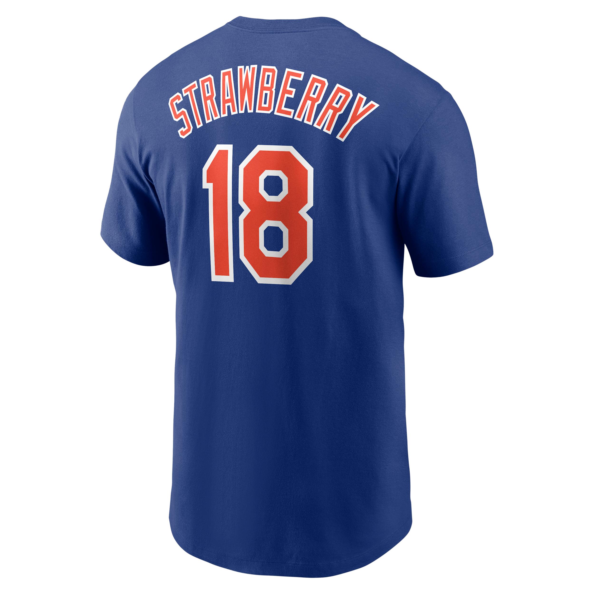 Darryl Strawberry New York Mets Cooperstown Fuse Nike Men's MLB T-Shirt Product Image