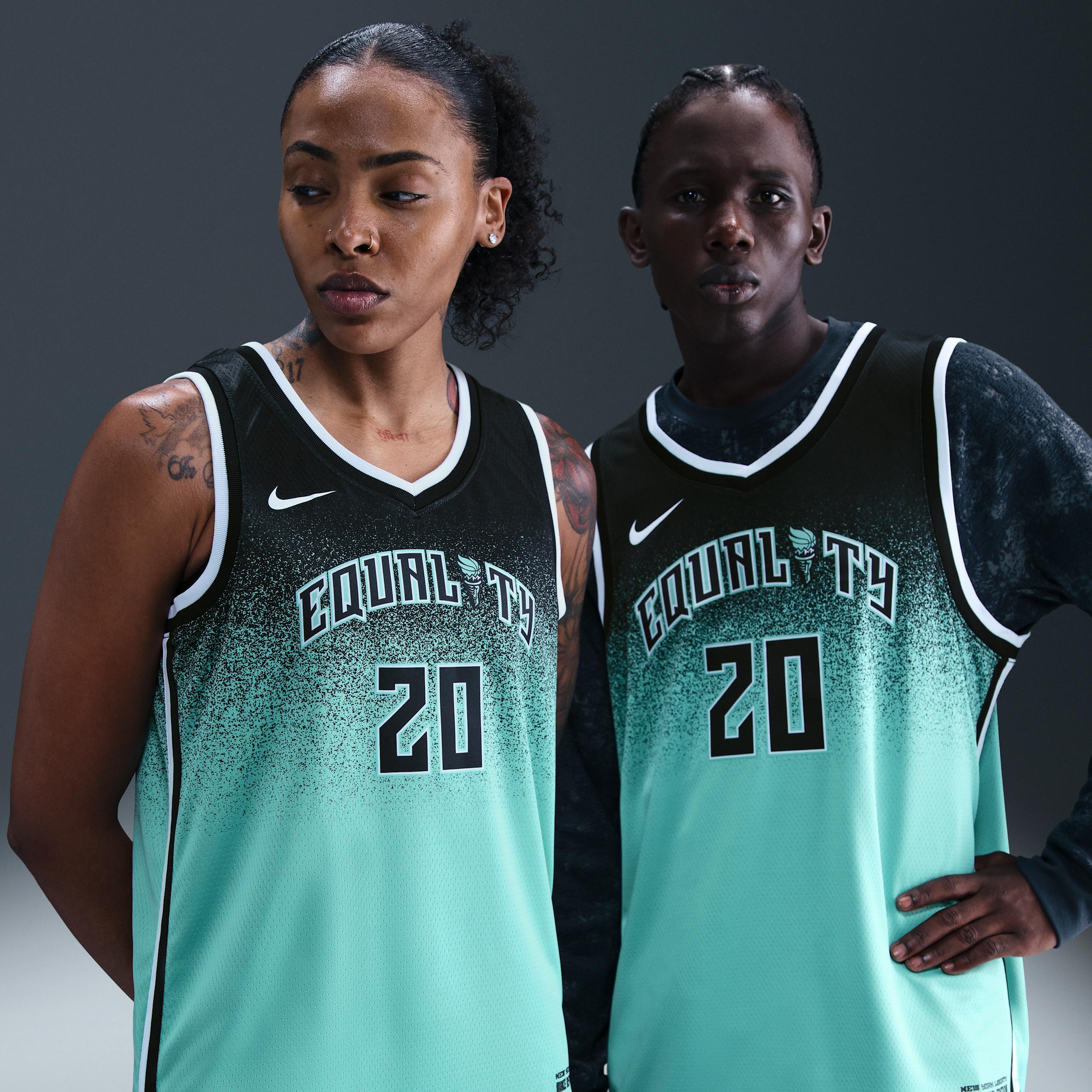 Women's Nike Sabrina Ionescu Mint New York Liberty 2023 Rebel Edition Victory Player Jersey,  Product Image