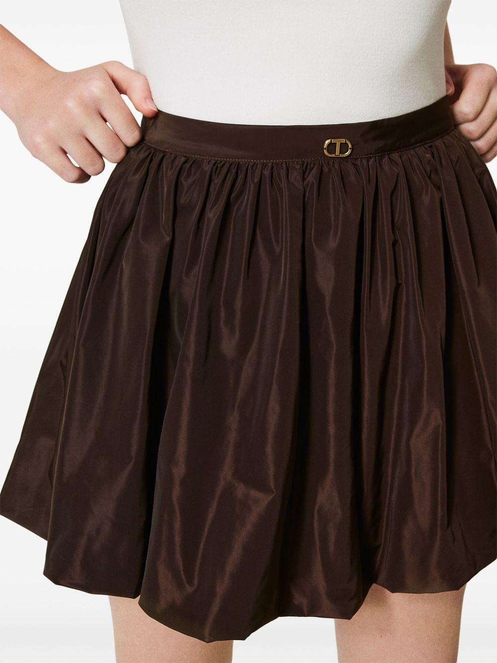 taffeta puffball mini skirt Product Image