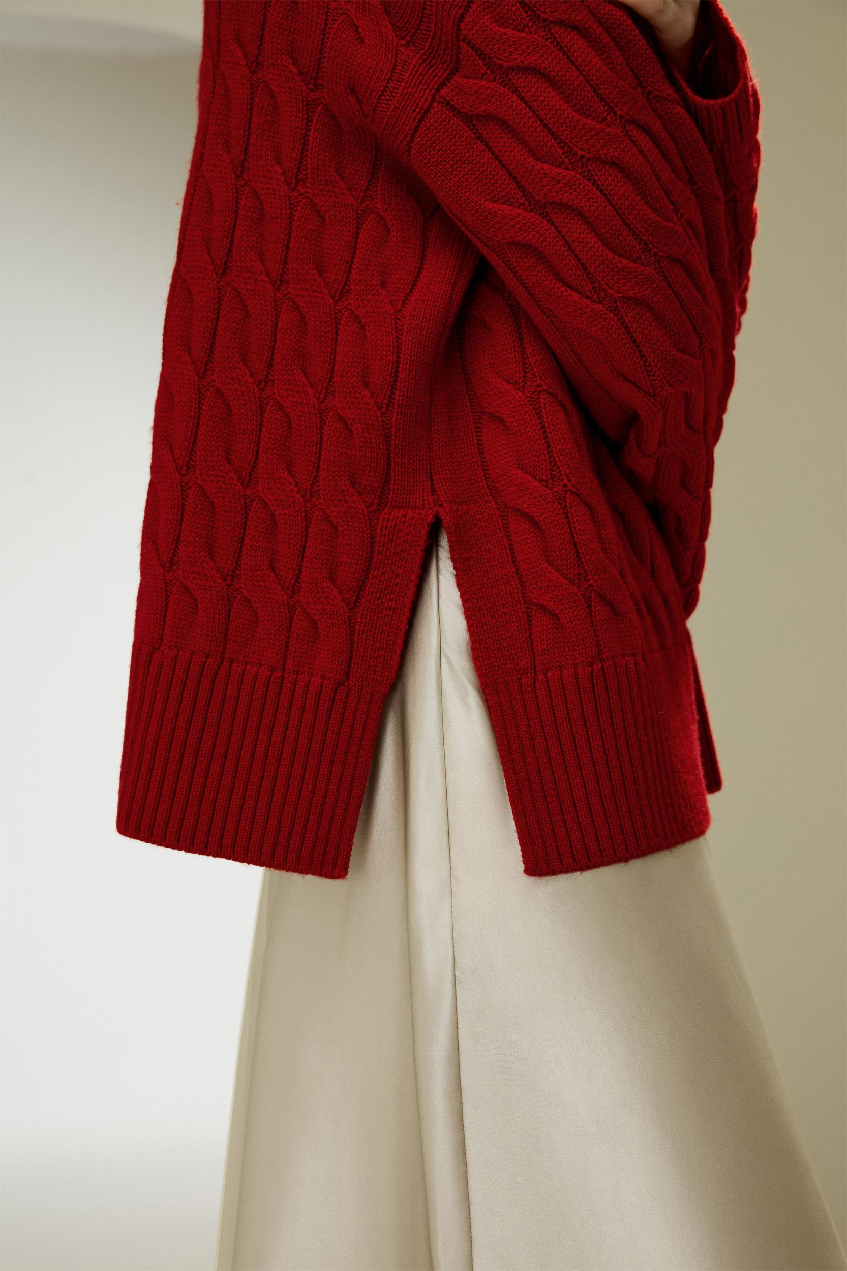 Ultrafine Merino Wool Crewneck Sweater Product Image