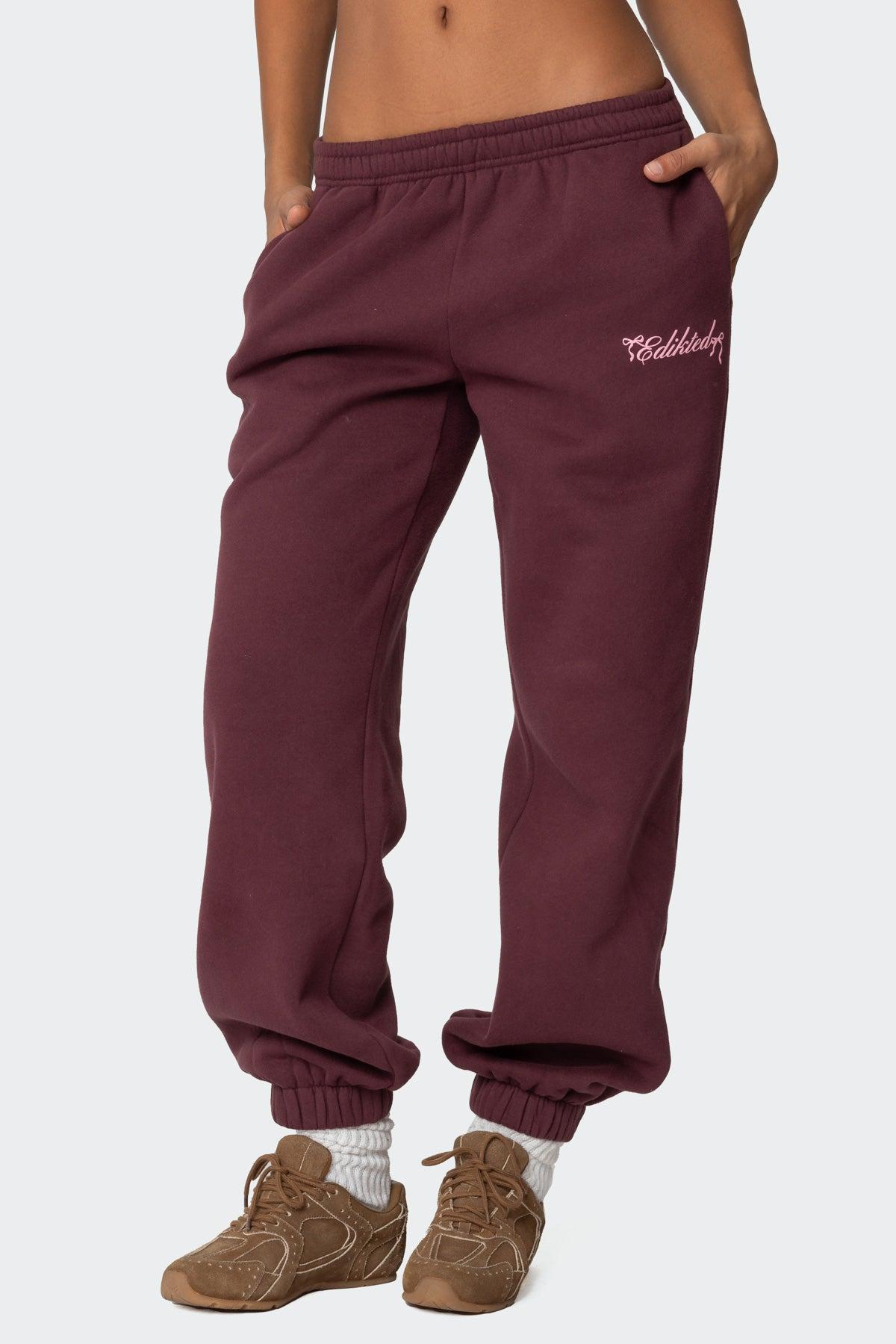 Sasha Bow Detail Sweatpants Product Image