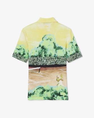 Runway Graphic Slim Fit Polo Product Image