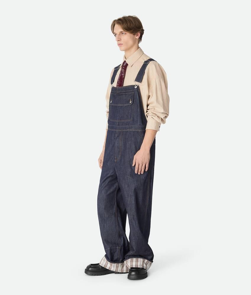 Men's Rinsed Indigo Denim Jumpsuit in Indigo Product Image