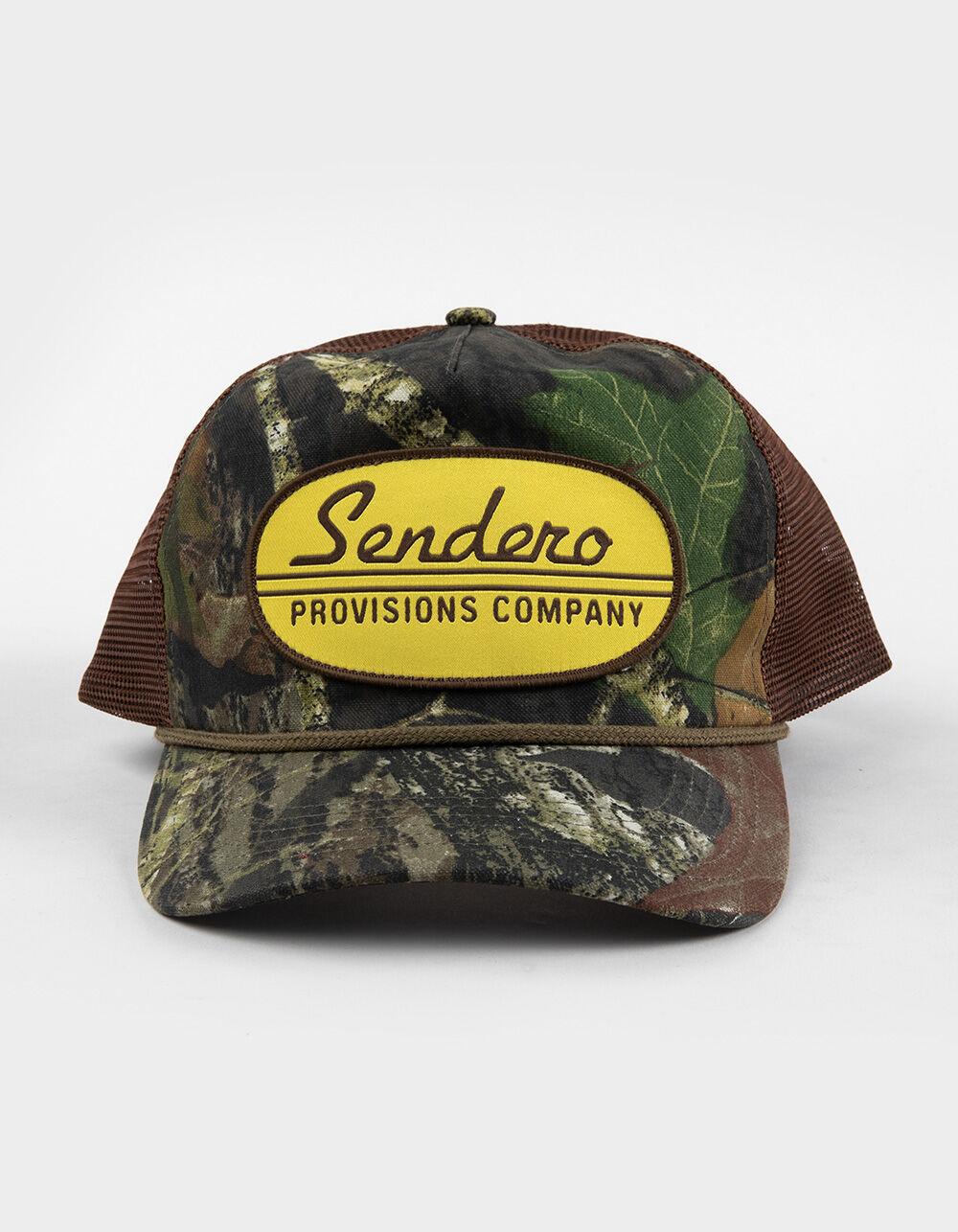 SENDERO PROVISIONS CO. Country Store Trucker Hat - CAMO GREEN Product Image