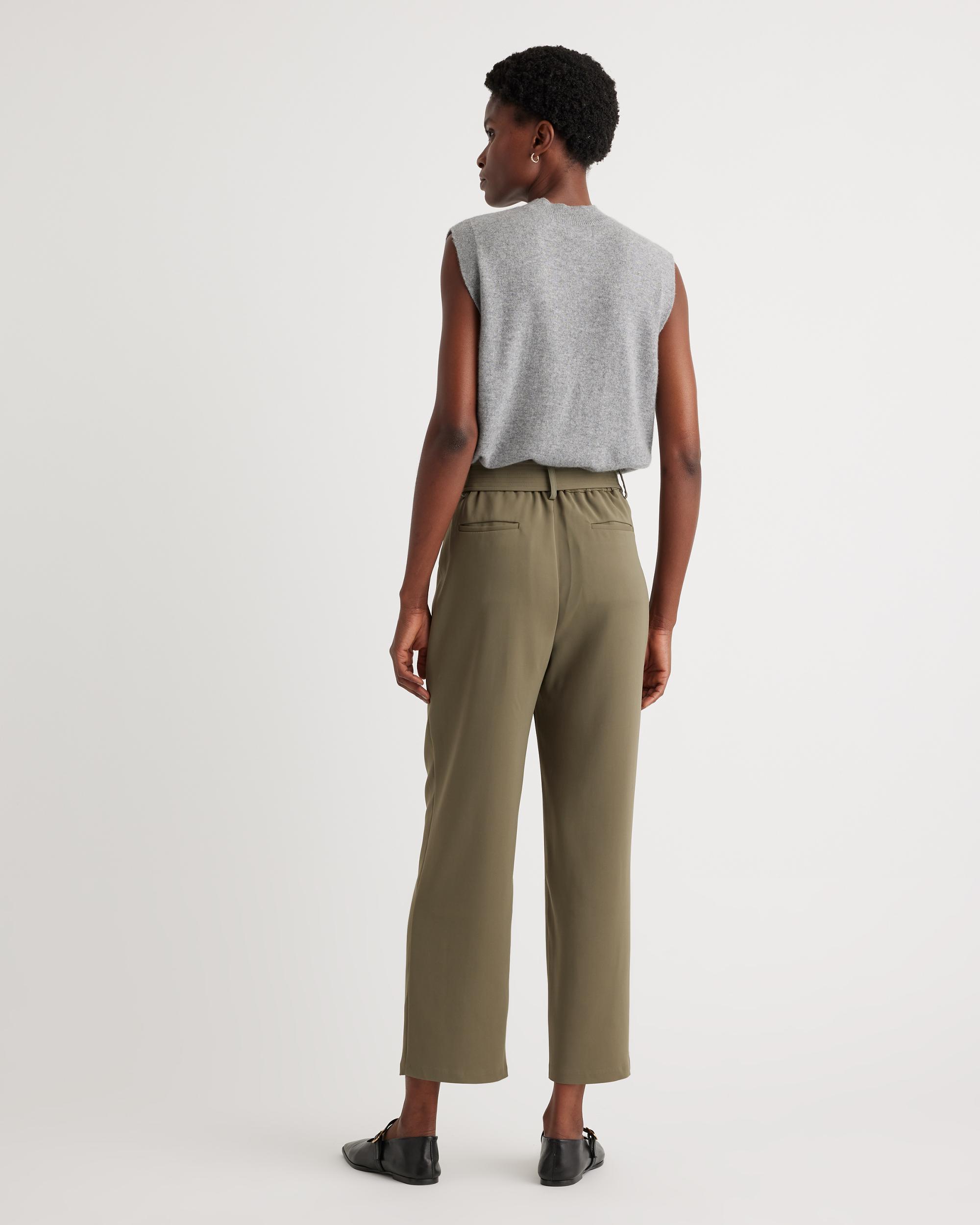 Quince | Women's Stretch Crepe Paperbag Pants Polyester Product Image