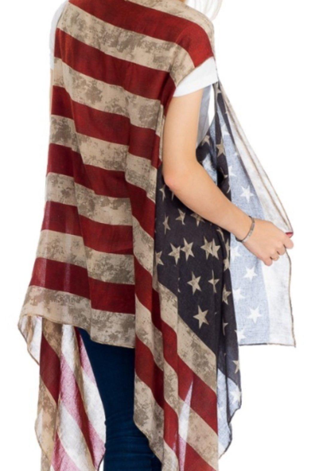 American Flag Vintage Vest Product Image