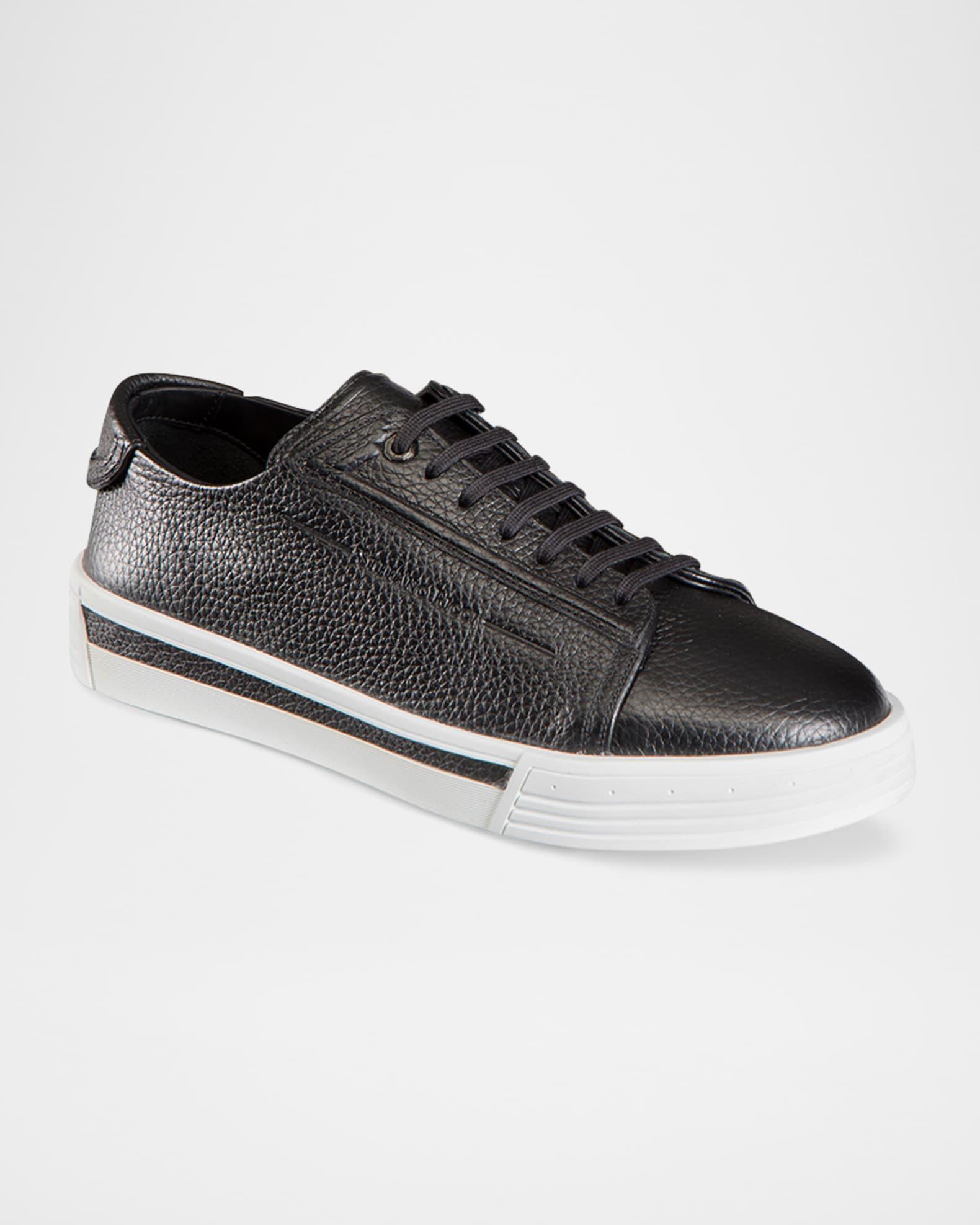 Men's Calfskin Leather Sneakers Product Image