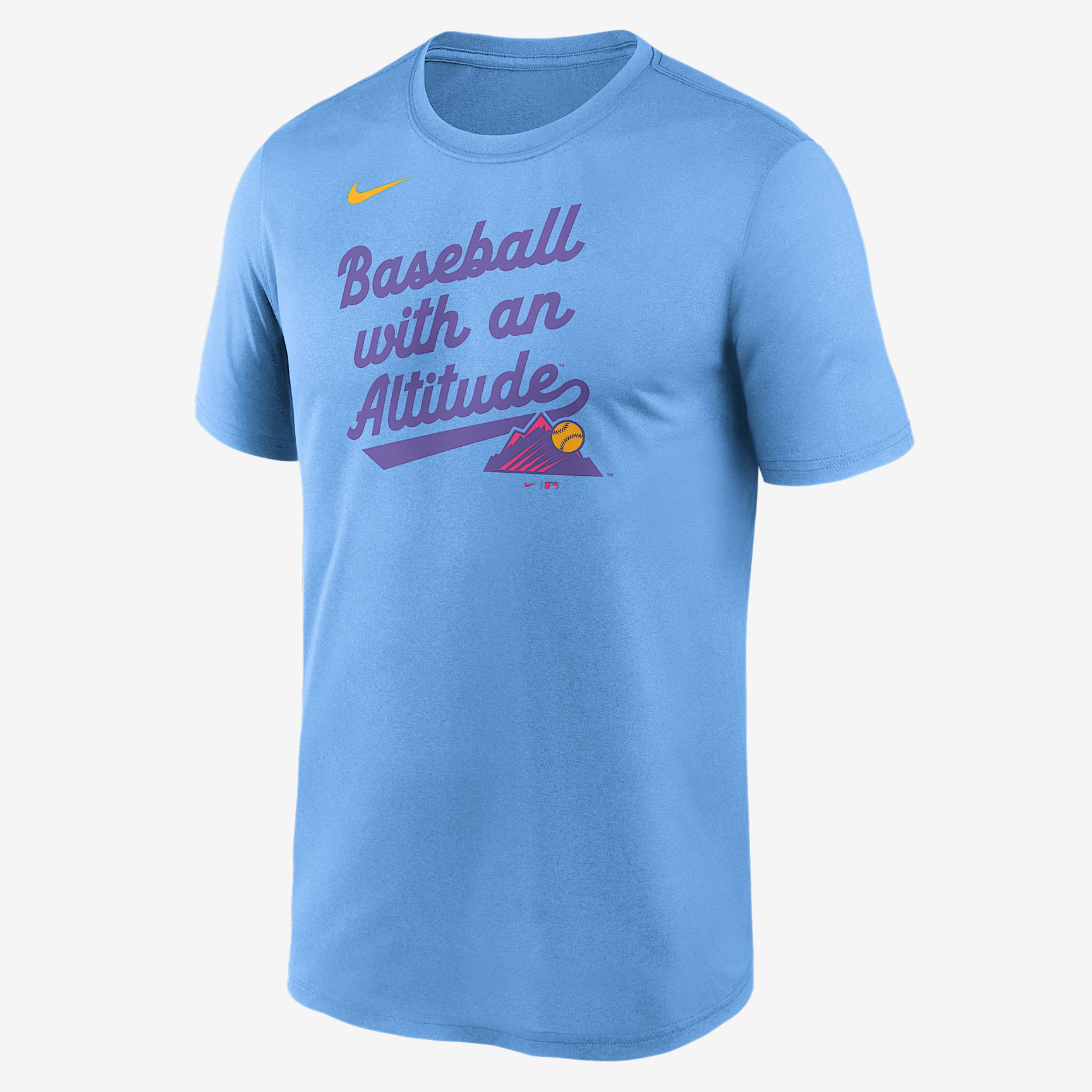 Colorado Rockies City Connect Team Phrase Script Legend Nike Men's Dri-FIT MLB T-Shirt Product Image