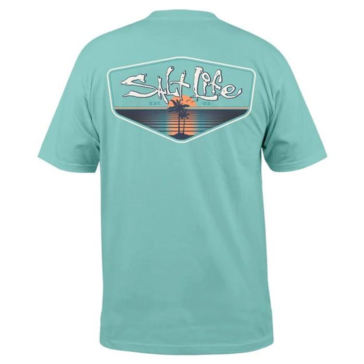 SALE Salt Life® Men's S/S Aruba Blue Private Island T-Shirt Product Image