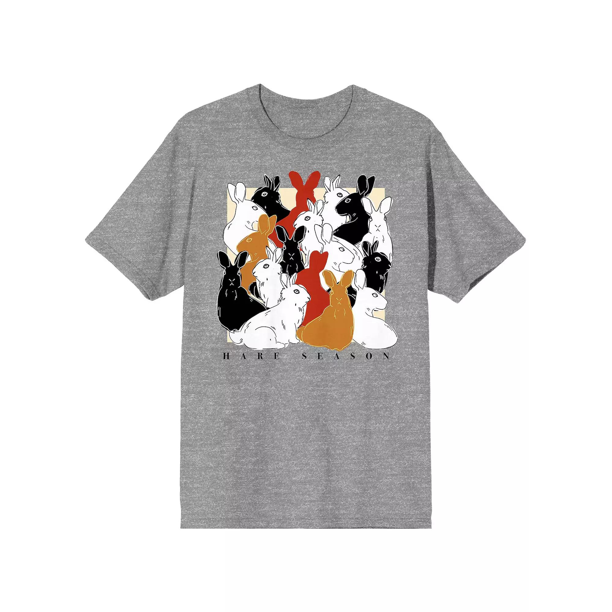 Men's Easter Hare Season Bunny Graphic Tee,  Product Image
