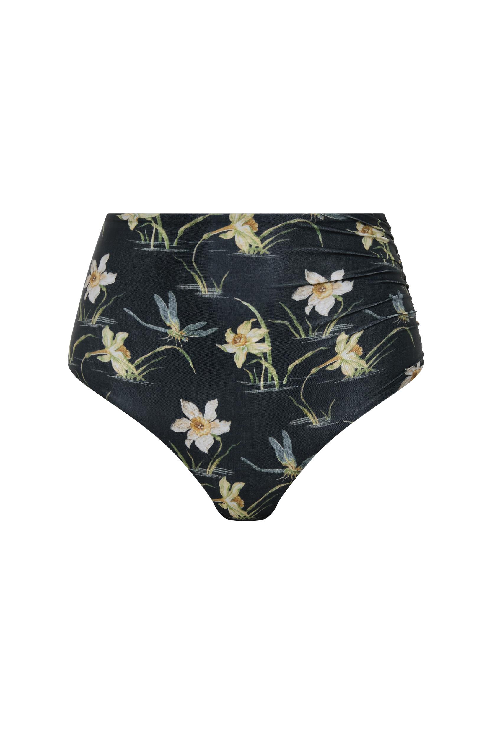 Emily Bikini Top Daffodil Print - Final Sale Product Image