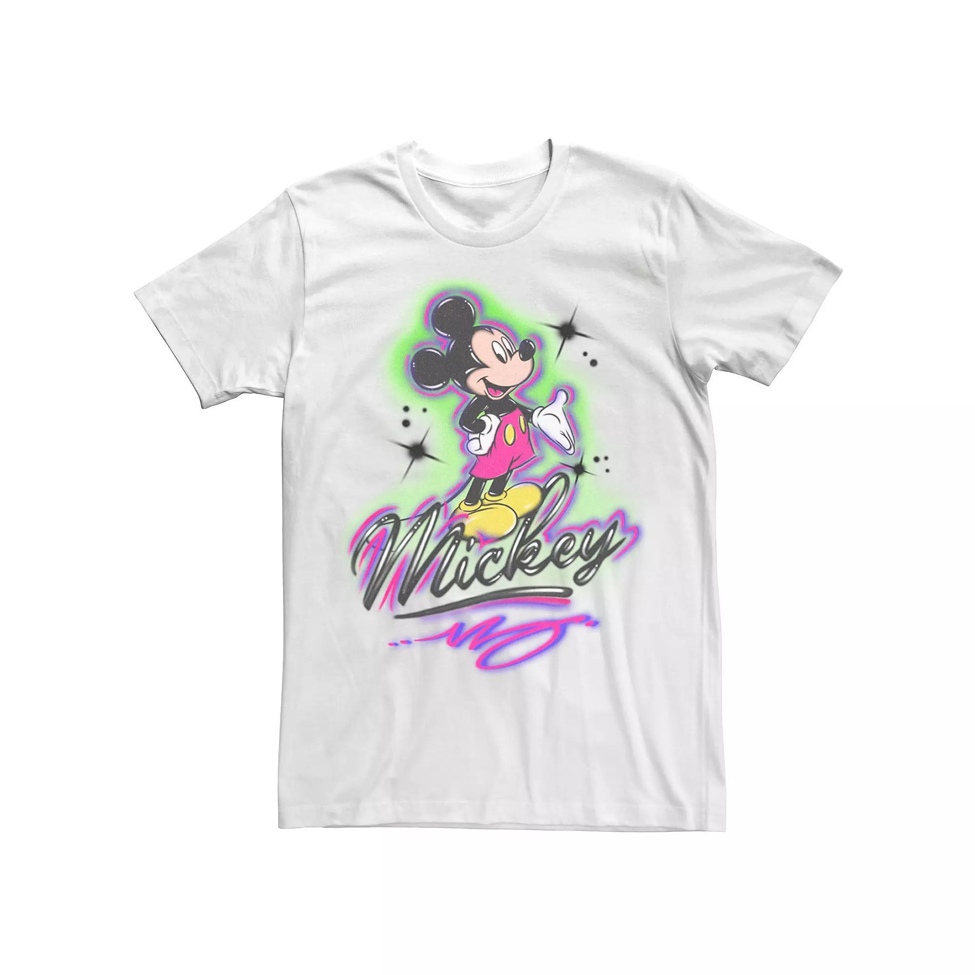 Disney's Mickey & Friends Mickey Mouse Airbrush Portrait Men's Tee,  Product Image