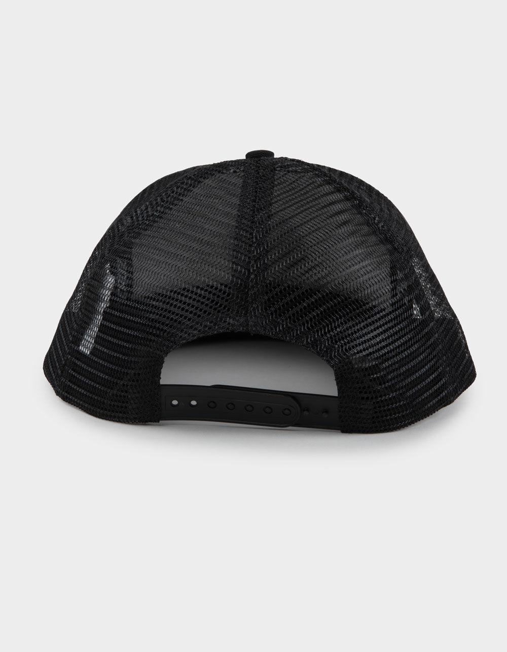 SANTA CRUZ Cruz Embroidered Structured Trucker Hat - WHT/BLK Product Image