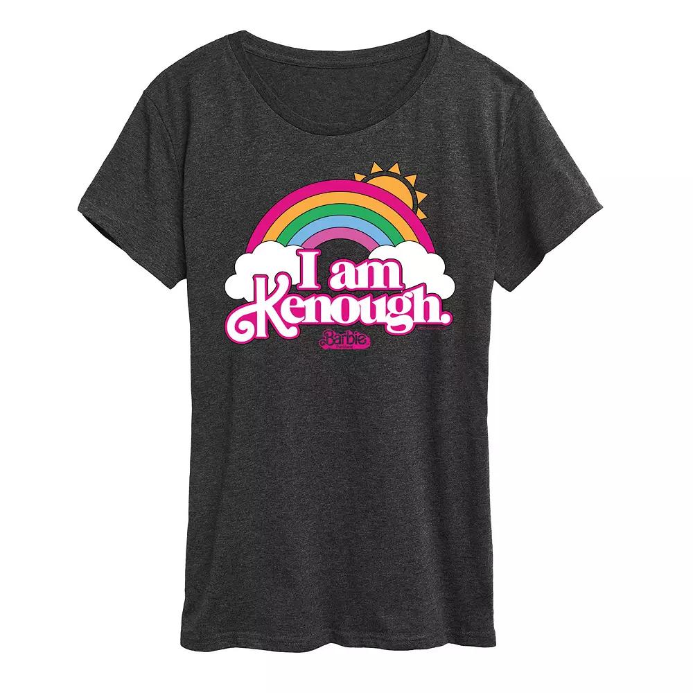 Women's Barbie The Movie Kenough Rainbow Graphic Tee, Girl's,  Product Image