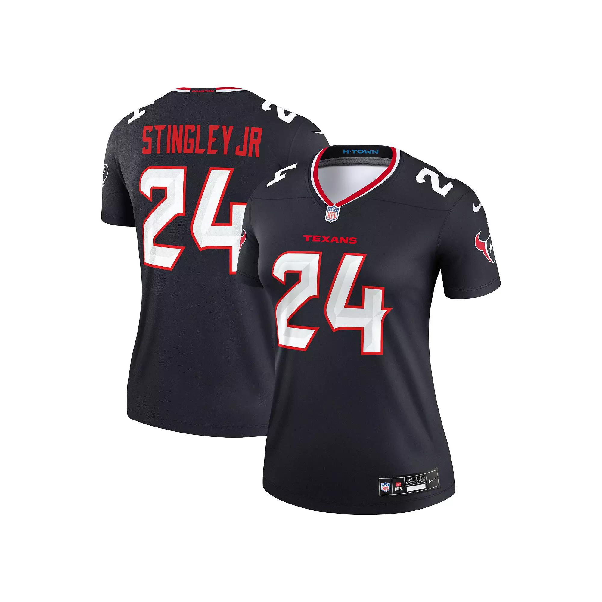 Women's Nike Derek Stingley Jr. Navy Houston Texans Legend Player Performance Top,  Product Image