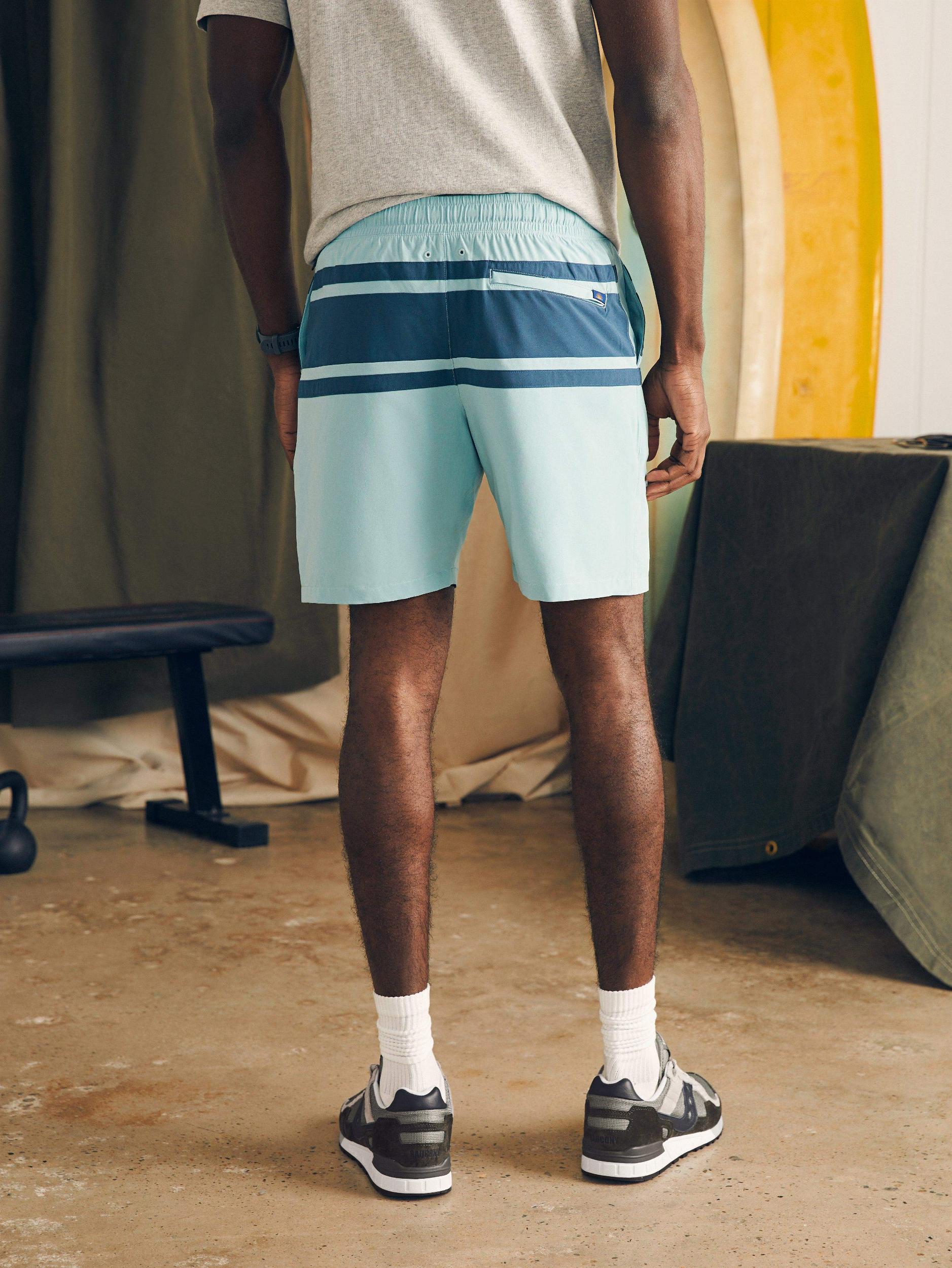 Shorelite Active Swim Short (7" Inseam) - Shore Teal Male Product Image