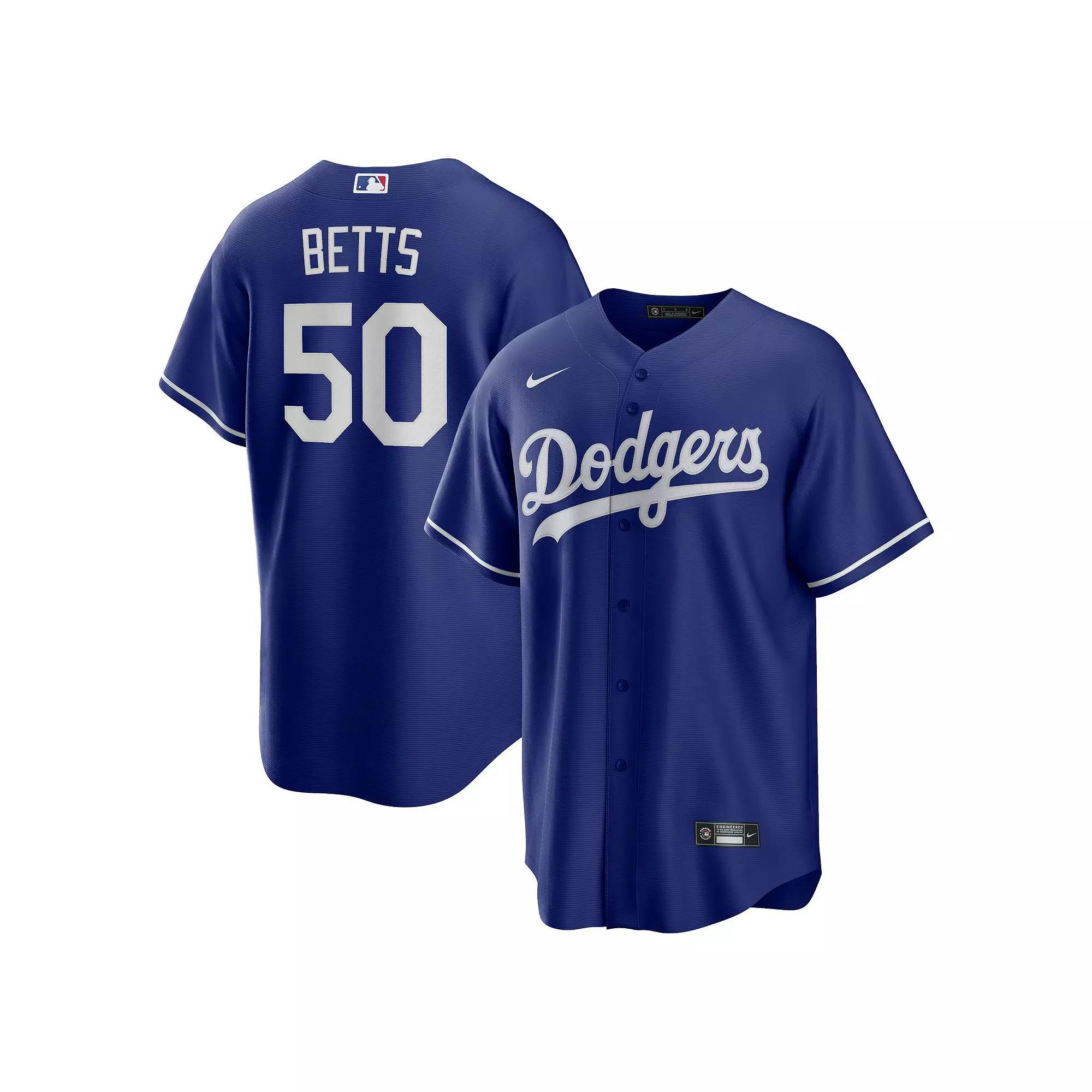 Men's Nike Mookie Betts Royal Los Angeles Dodgers Big & Tall Alternate Replica Player Jersey,  Product Image