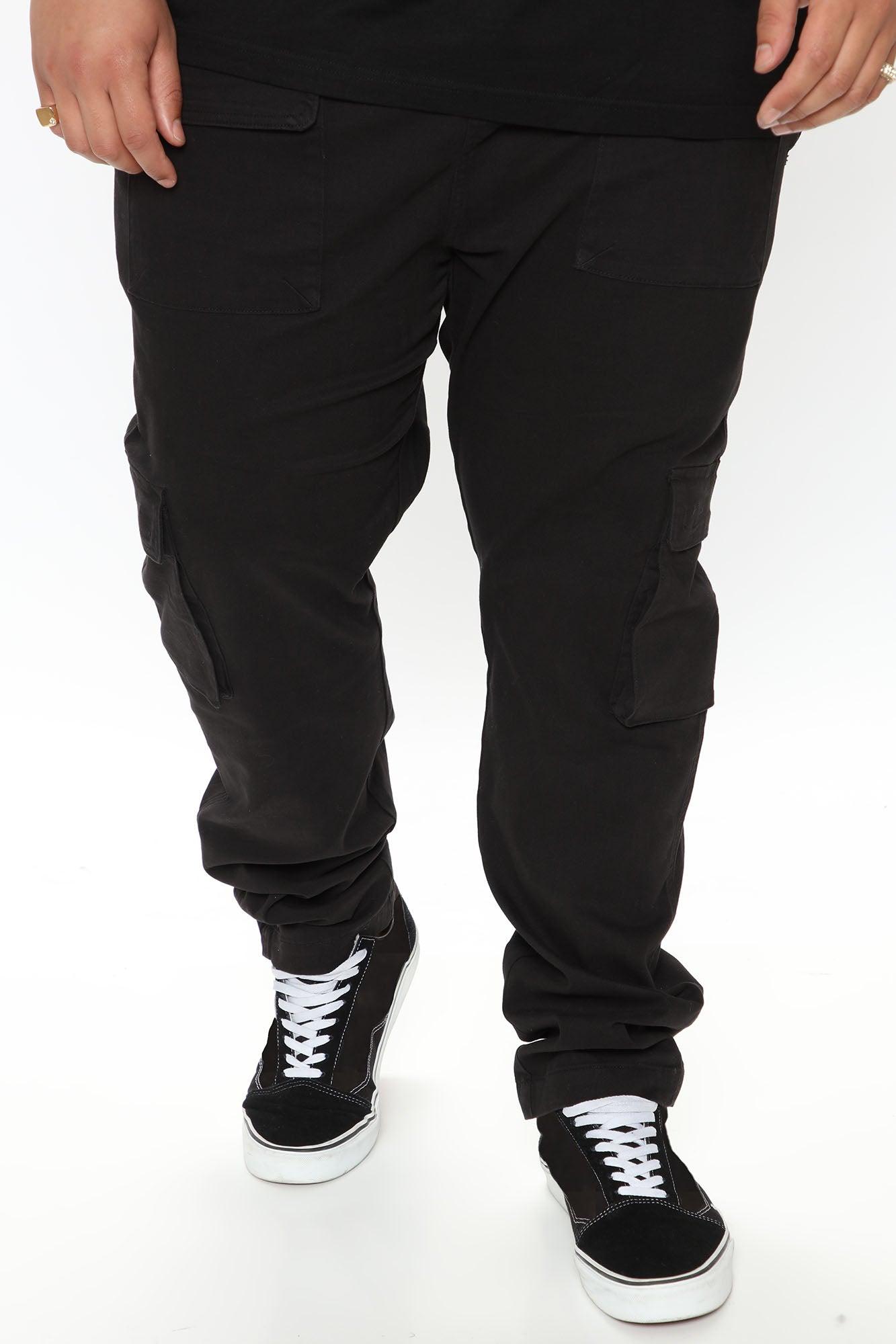 Cadet Utility Slim Cargo Pants - Black Product Image