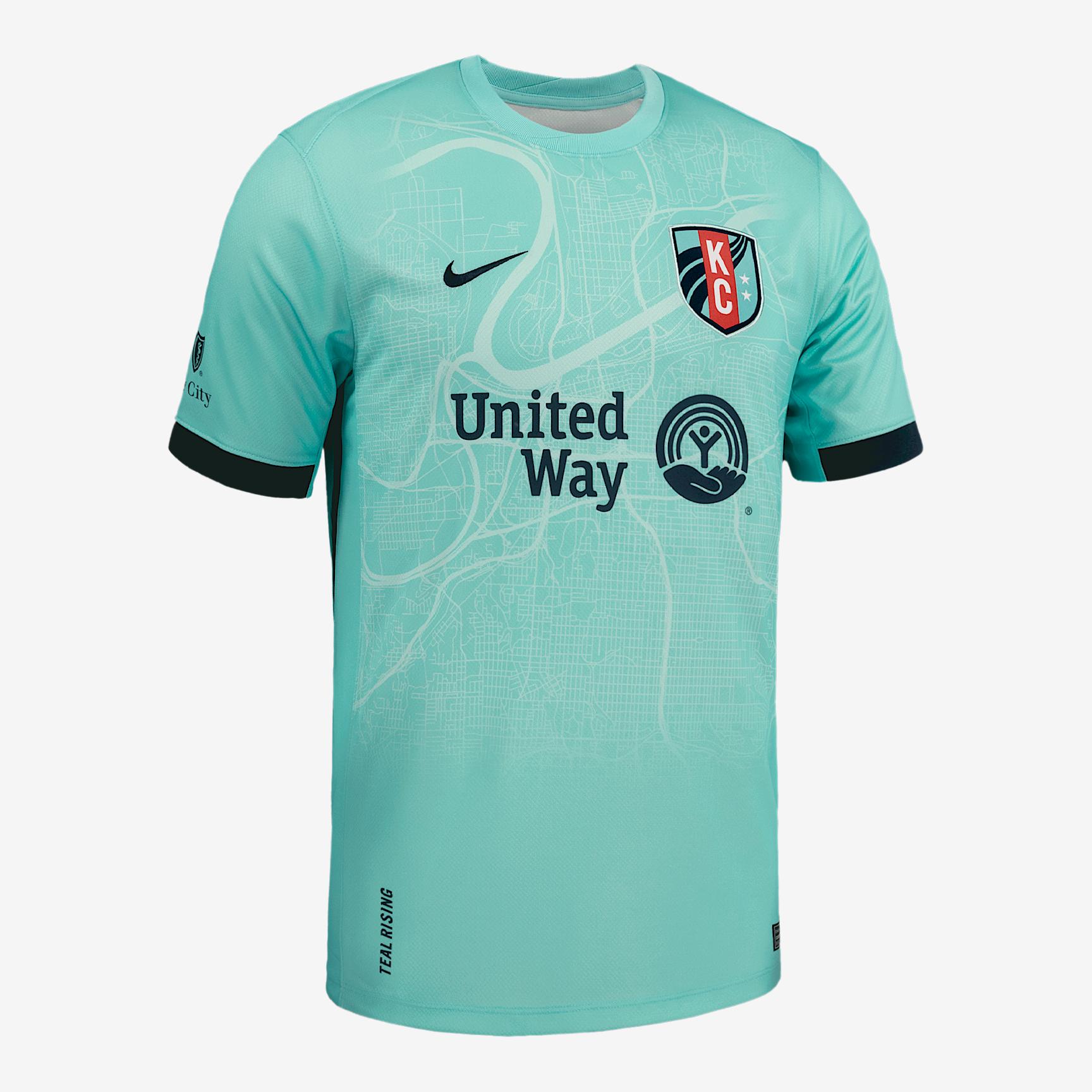 Debinha de Oliveira KC Current 2025 Stadium Away Nike Mens Dri-FIT NWSL Replica Jersey | P35556KCDO-HYT Product Image