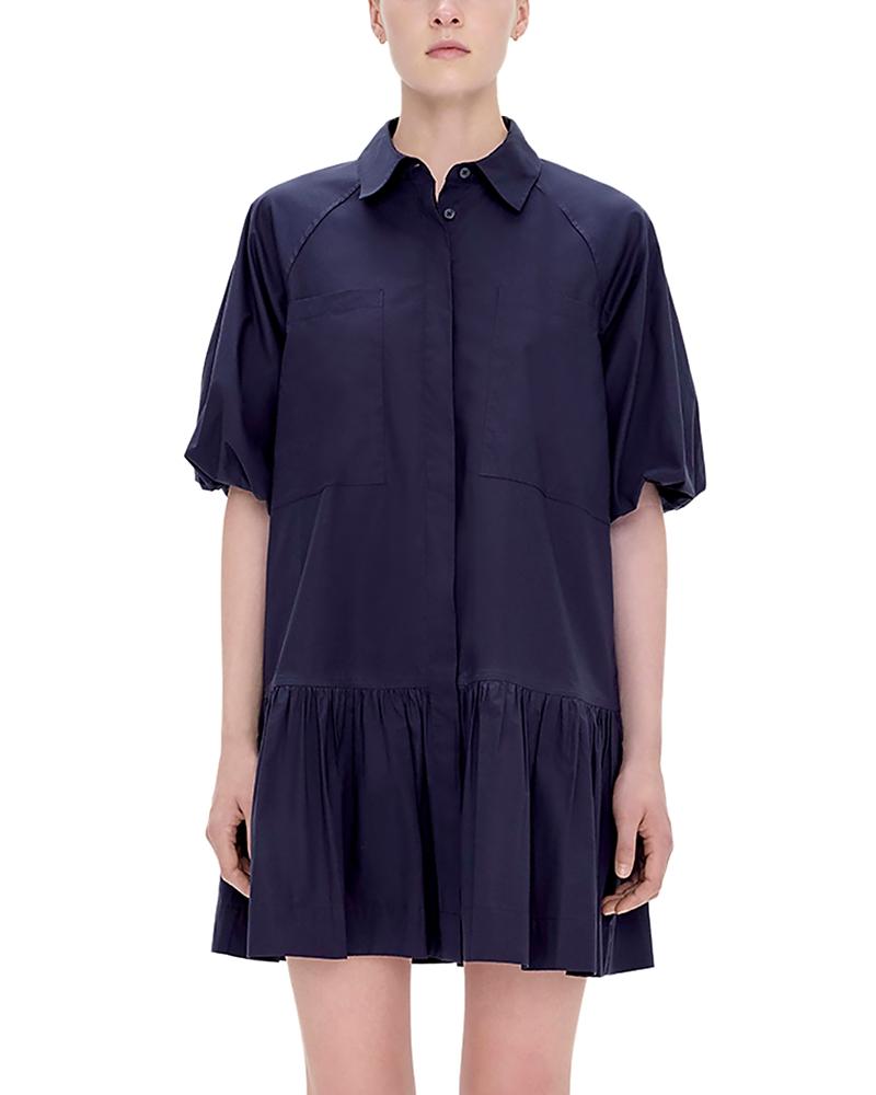 Womens Crissy Cotton Poplin Mini Shirtdress Product Image