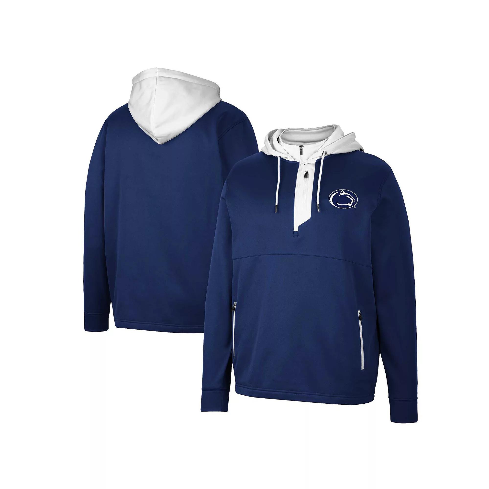 Men's Colosseum Crimson Oklahoma Sooners Luge 3.0 Quarter-Zip Hoodie, Size: Large, Red Product Image