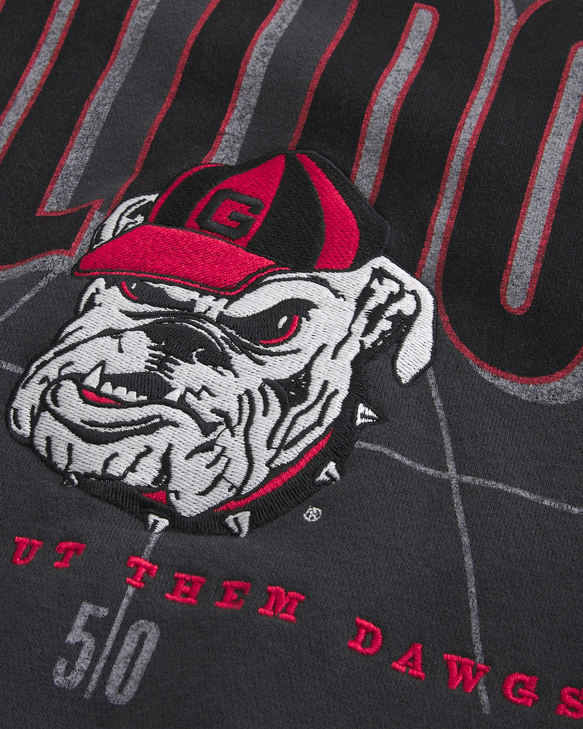 Boxy UConn Graphic Hoodie Product Image