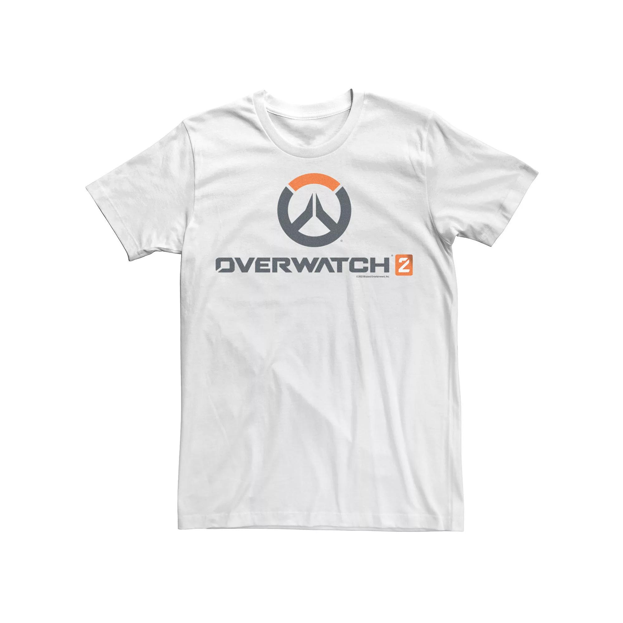 Men's Overwatch 2 Video Game Logo Graphic Tee, Size: XL, White Product Image