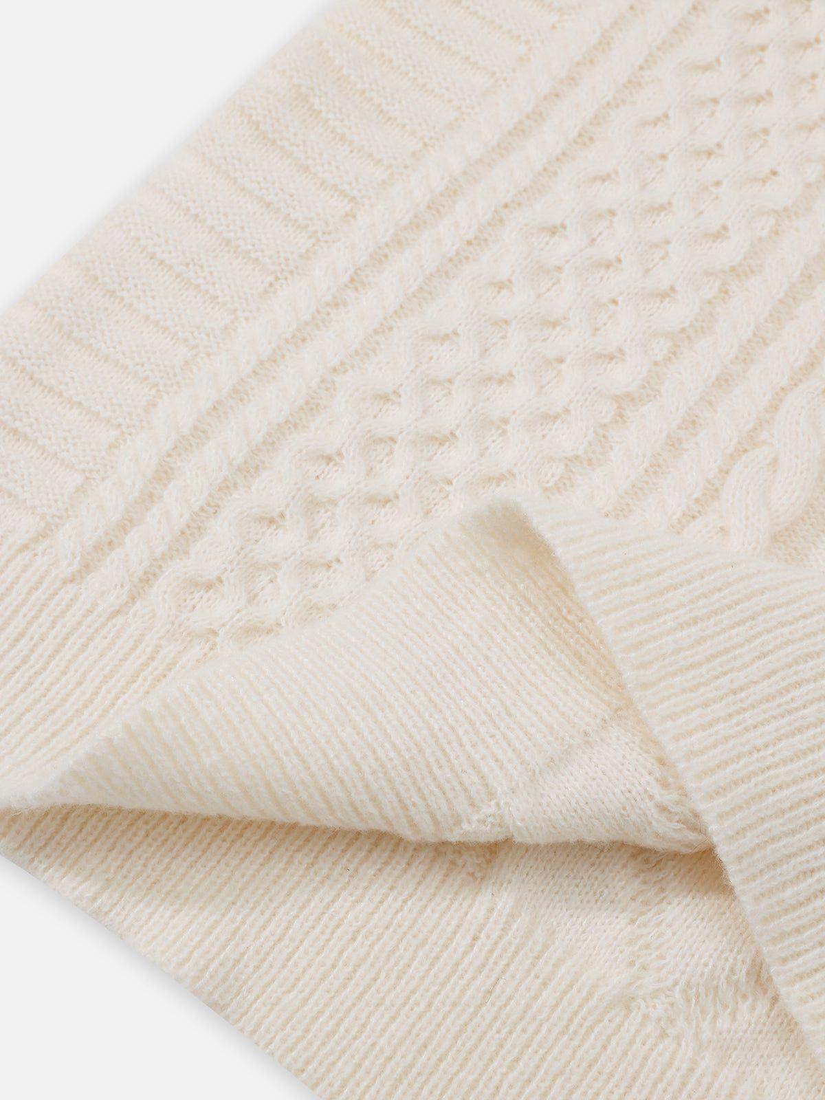 Aelfric Eden Solid Cable Stitch Sweater Product Image