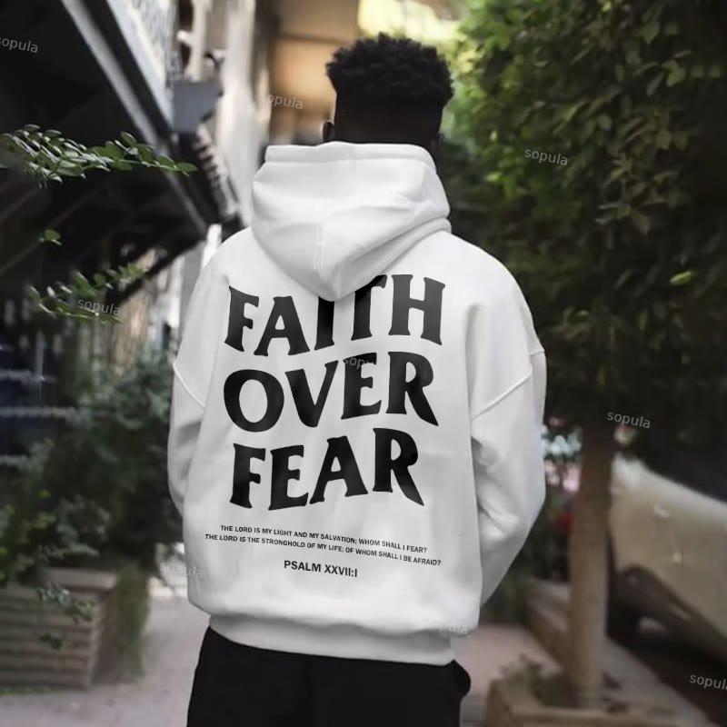 Sopula Faith Over Fear Print Graphic Hoodie Product Image