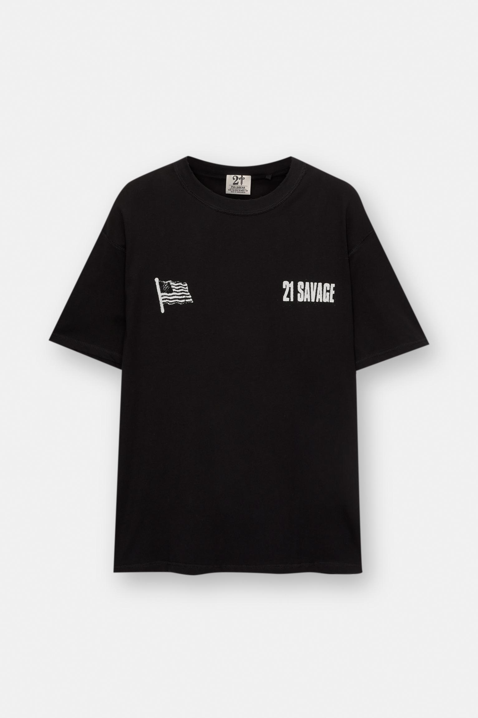 21 Savage black T-shirt Product Image