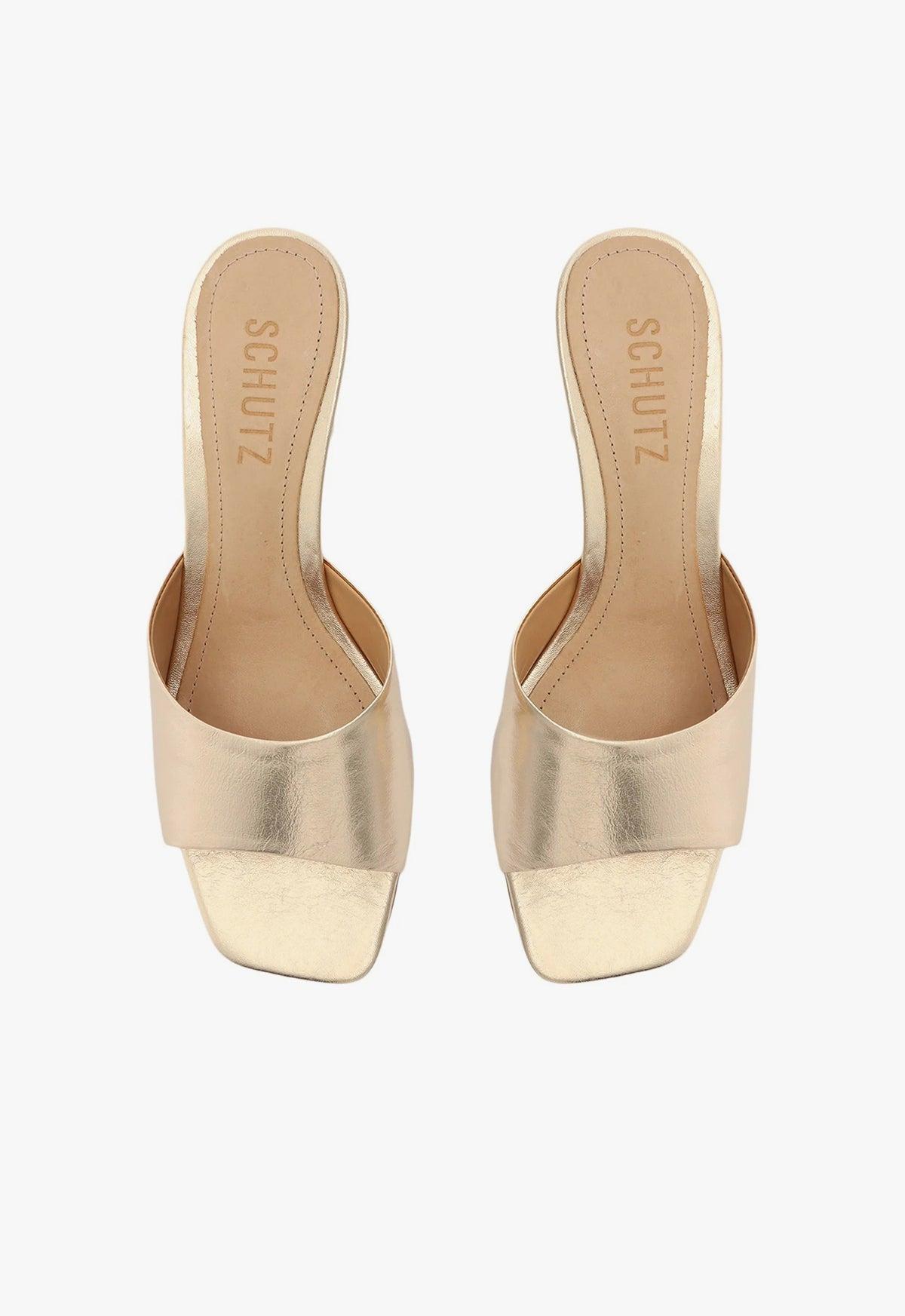 Dethalia Metallic Leather Sandal Female Product Image