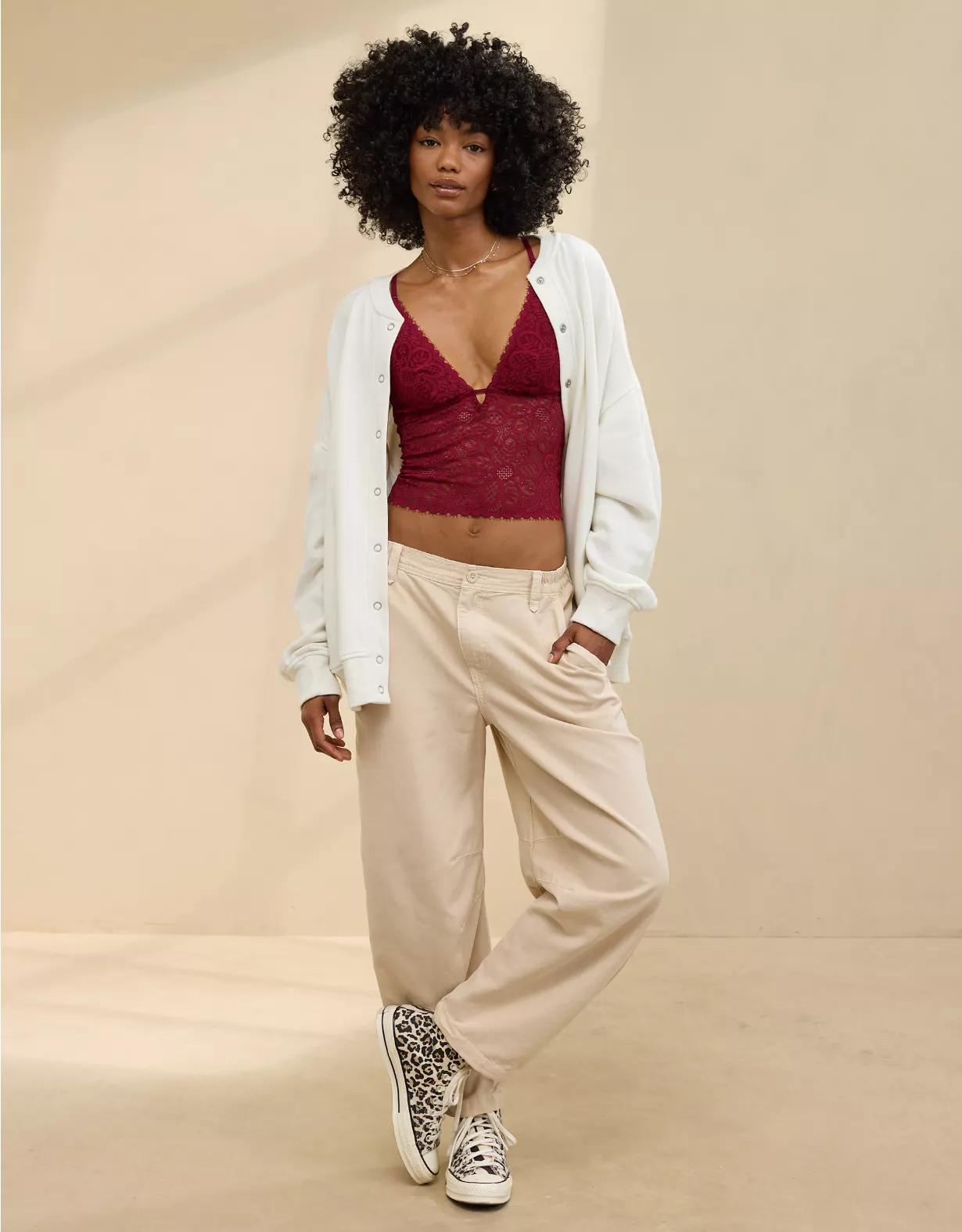 Aerie Barrel Leg Pant Product Image