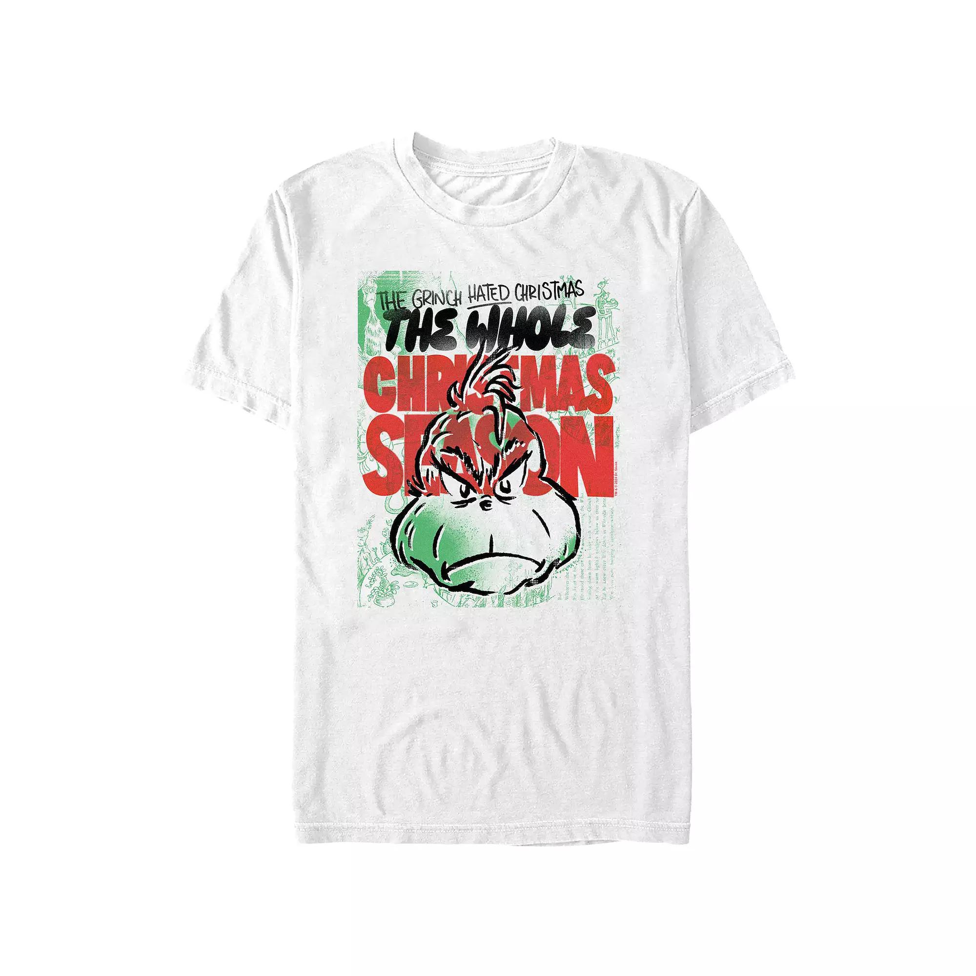 Big & Tall Dr. Seuss Grinch The Whole Christmas Season Graphic Tee, Men's,  Product Image