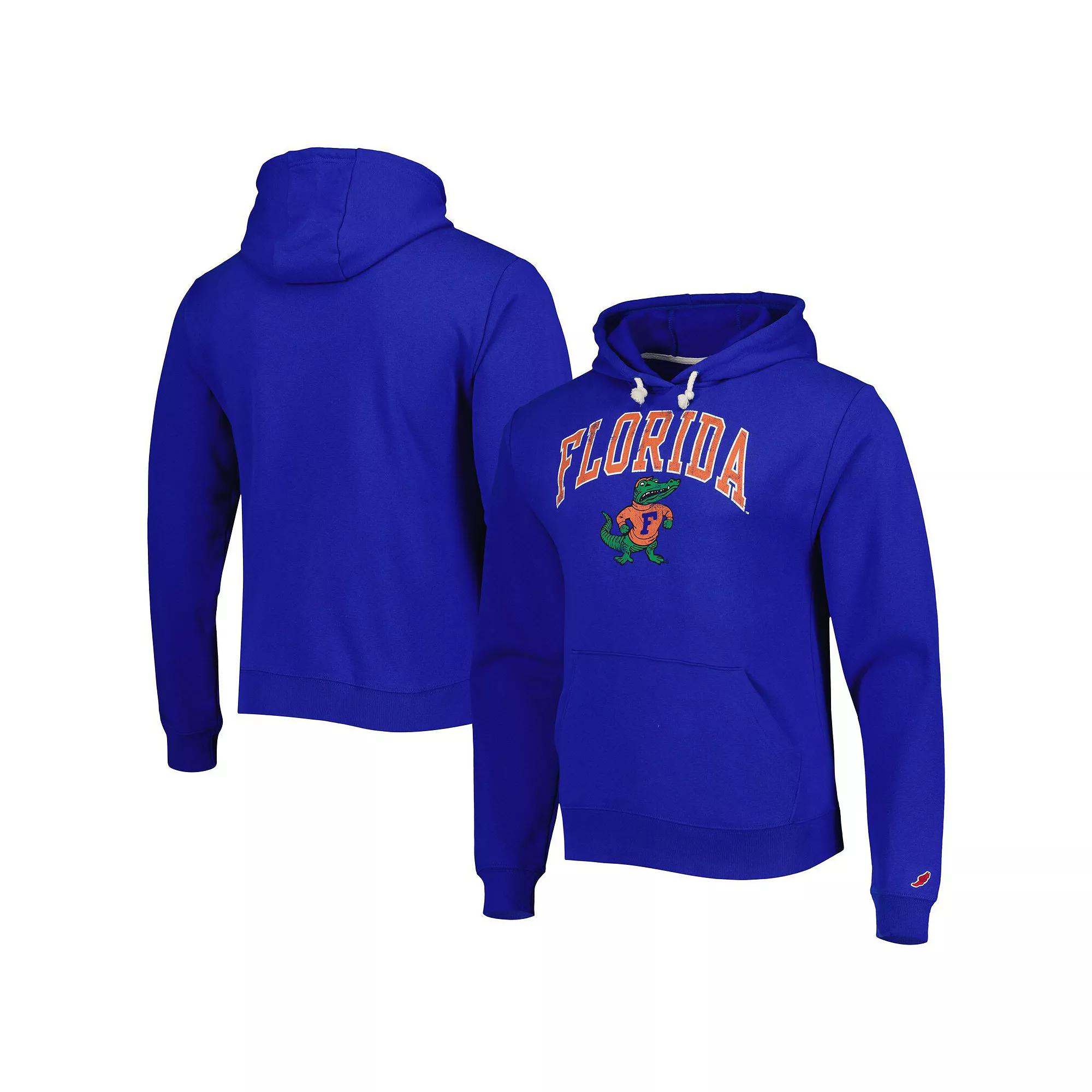 Men's League Collegiate Wear Royal Florida Gators Arch Essential Pullover Hoodie,  Product Image