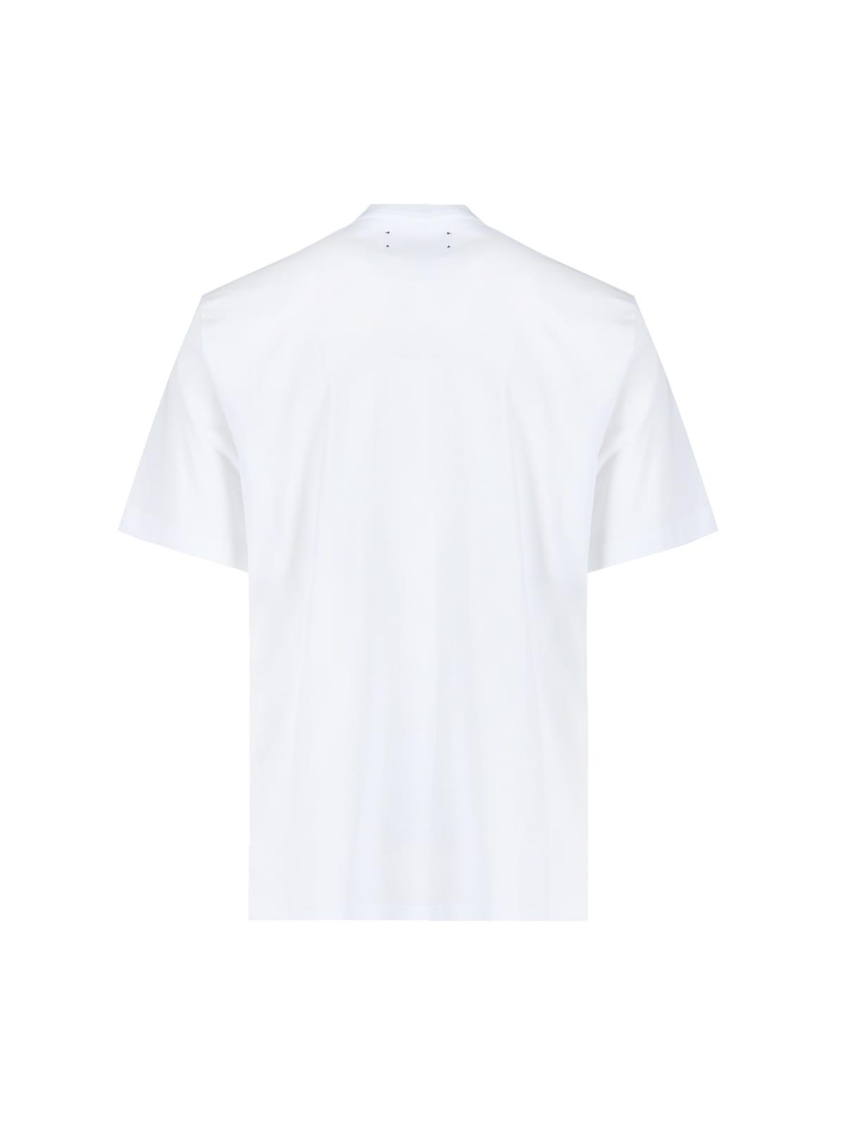White Printed Core Logo T-Shirt Product Image