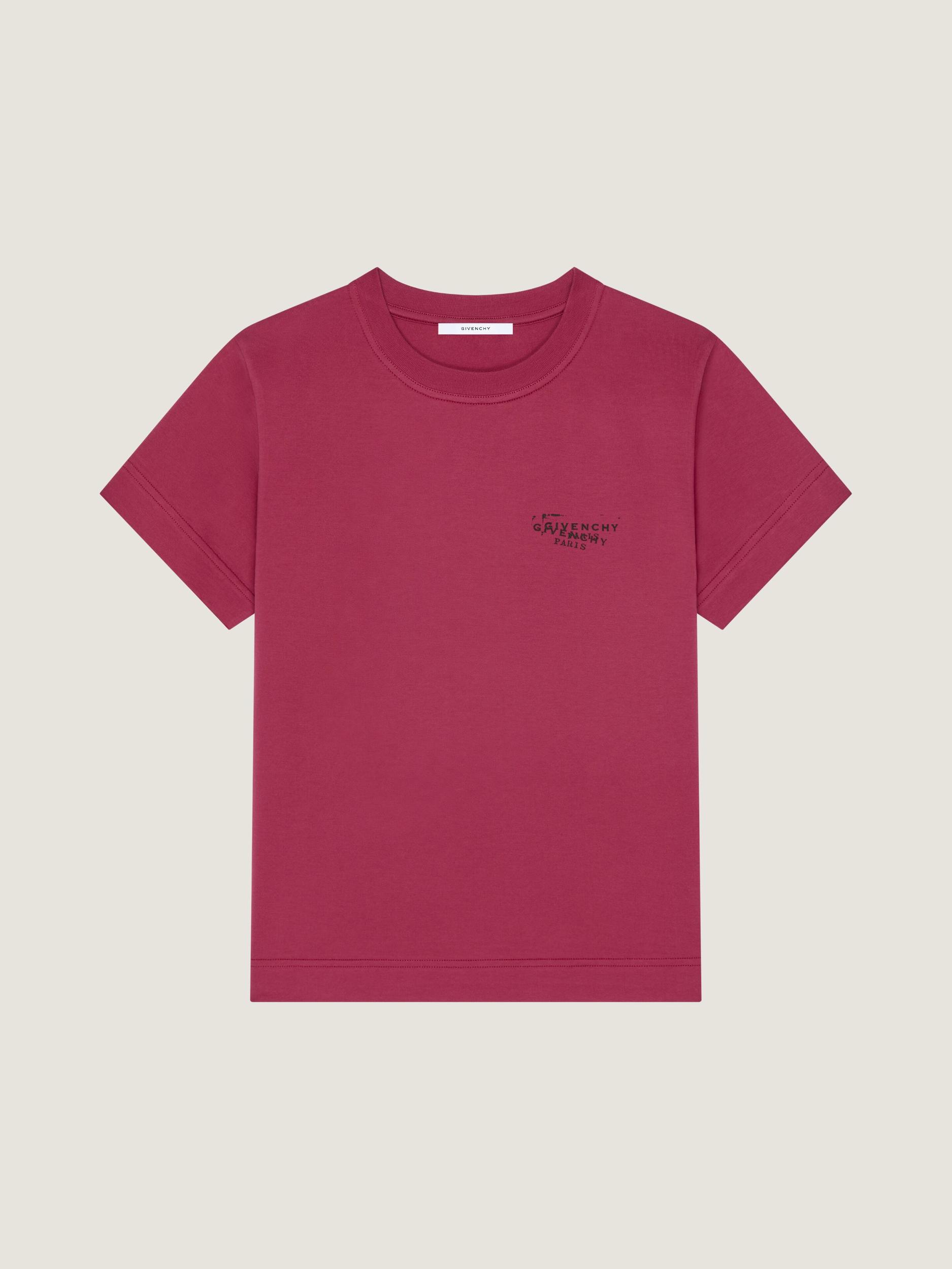 T-shirt in cotton with Givenchy Stamp print Product Image