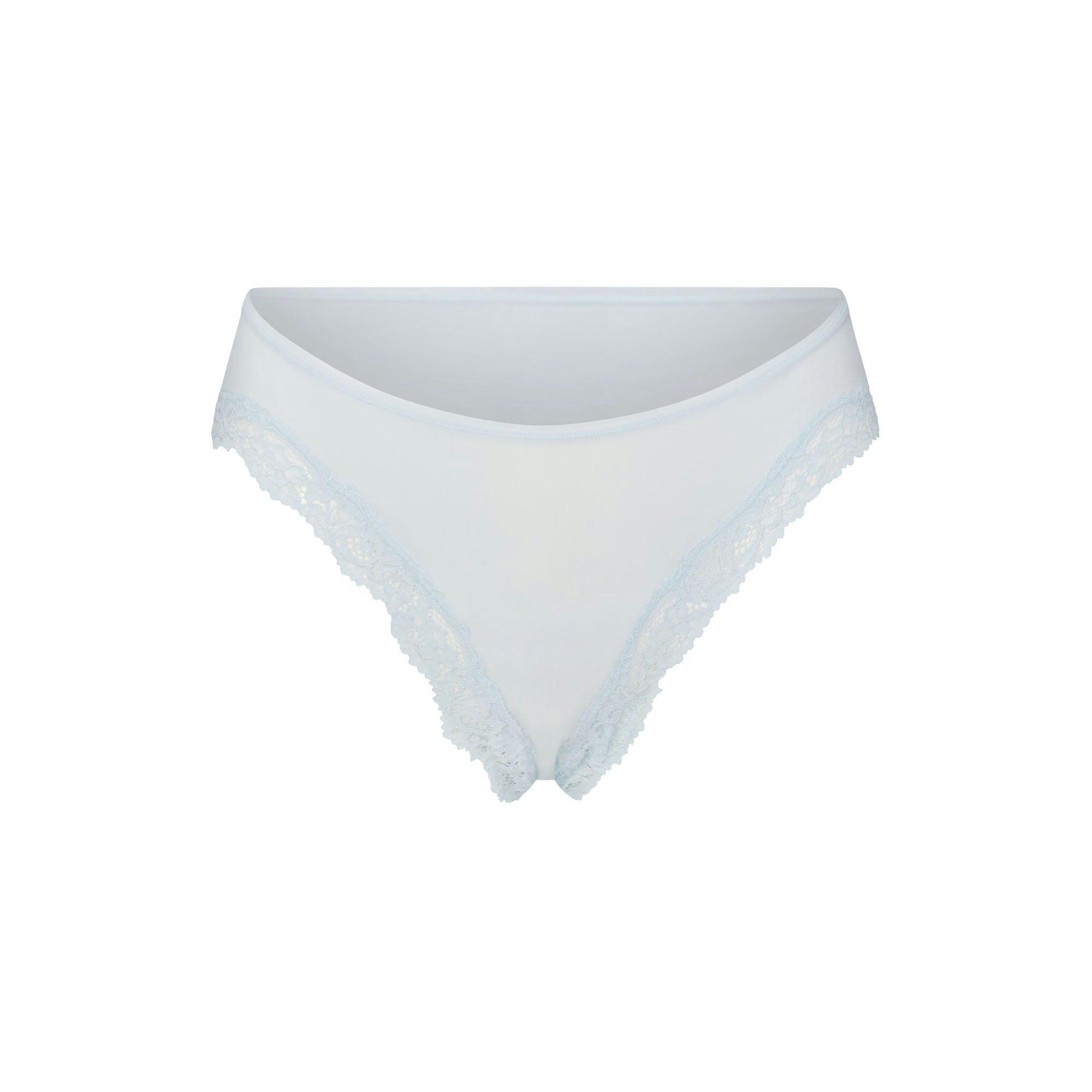 FITS EVERYBODY LACE CHEEKY TANGA 5-PACK | IVORY PEARL BOW MULTI Product Image