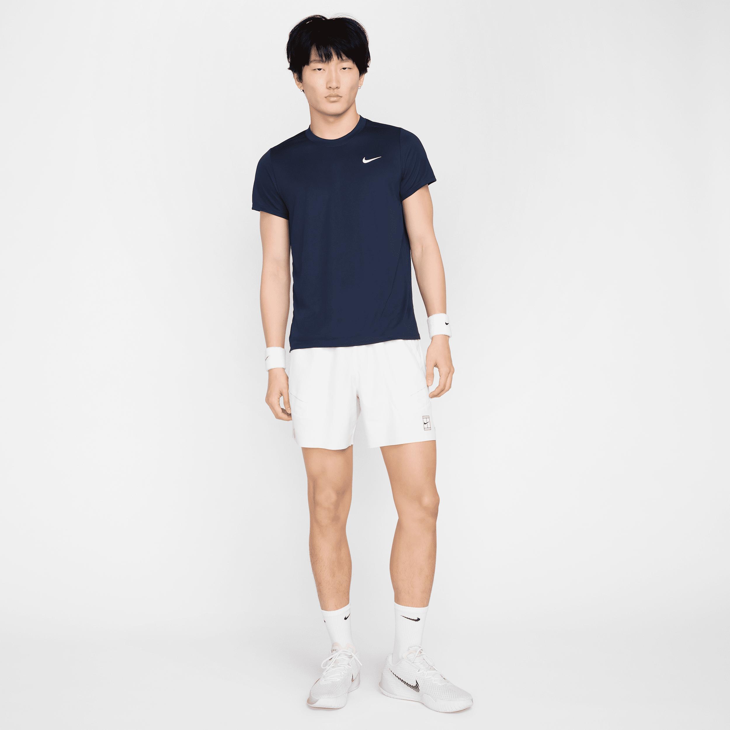 Nike Mens Court Victory Dri-FIT Tennis Top | FZ6921-451 Product Image