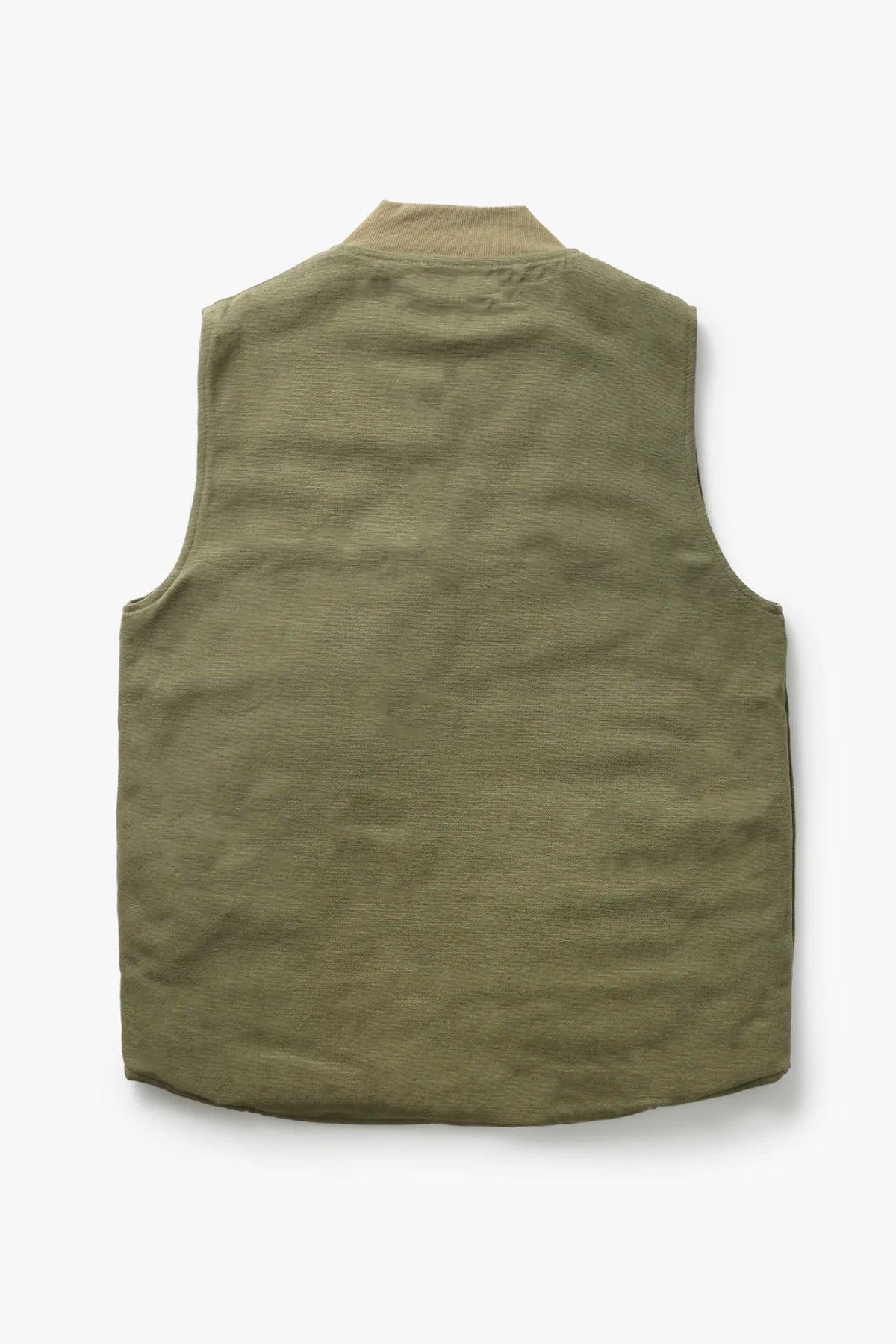Power Goods - Canvas Work Vest - Olive Product Image