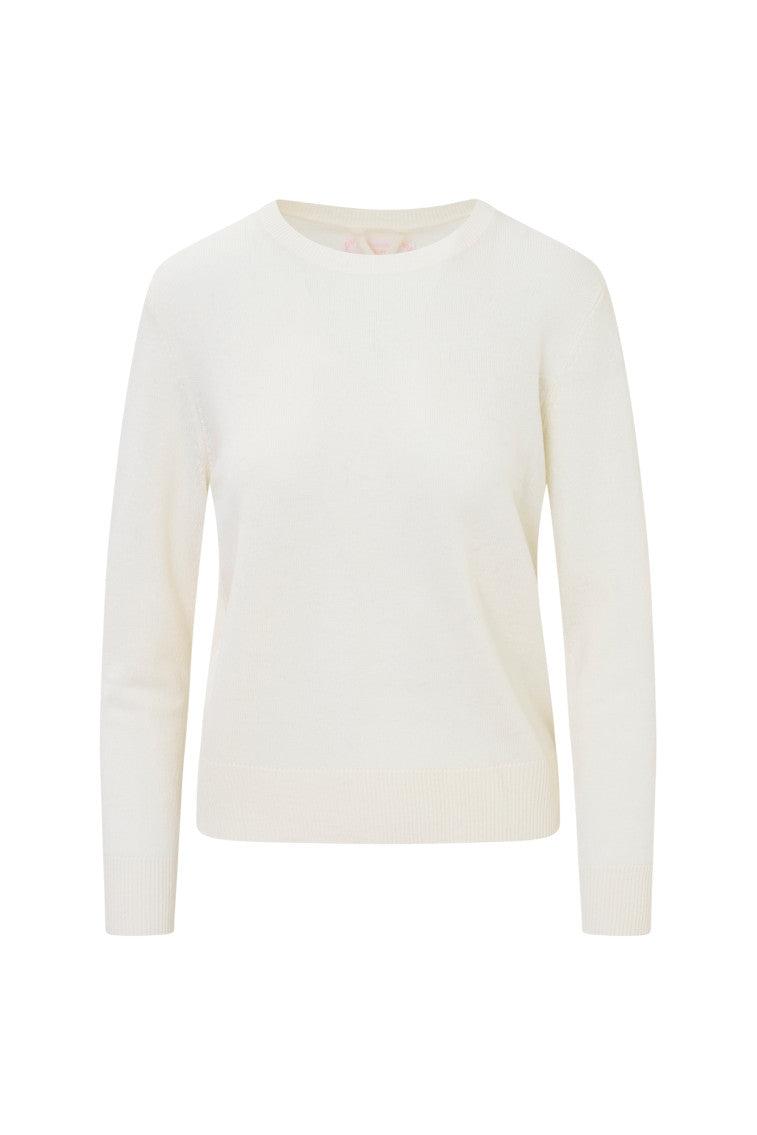 LoveShackFancy x MAX&MOI Piata Faux Fur Bow Sweater Product Image