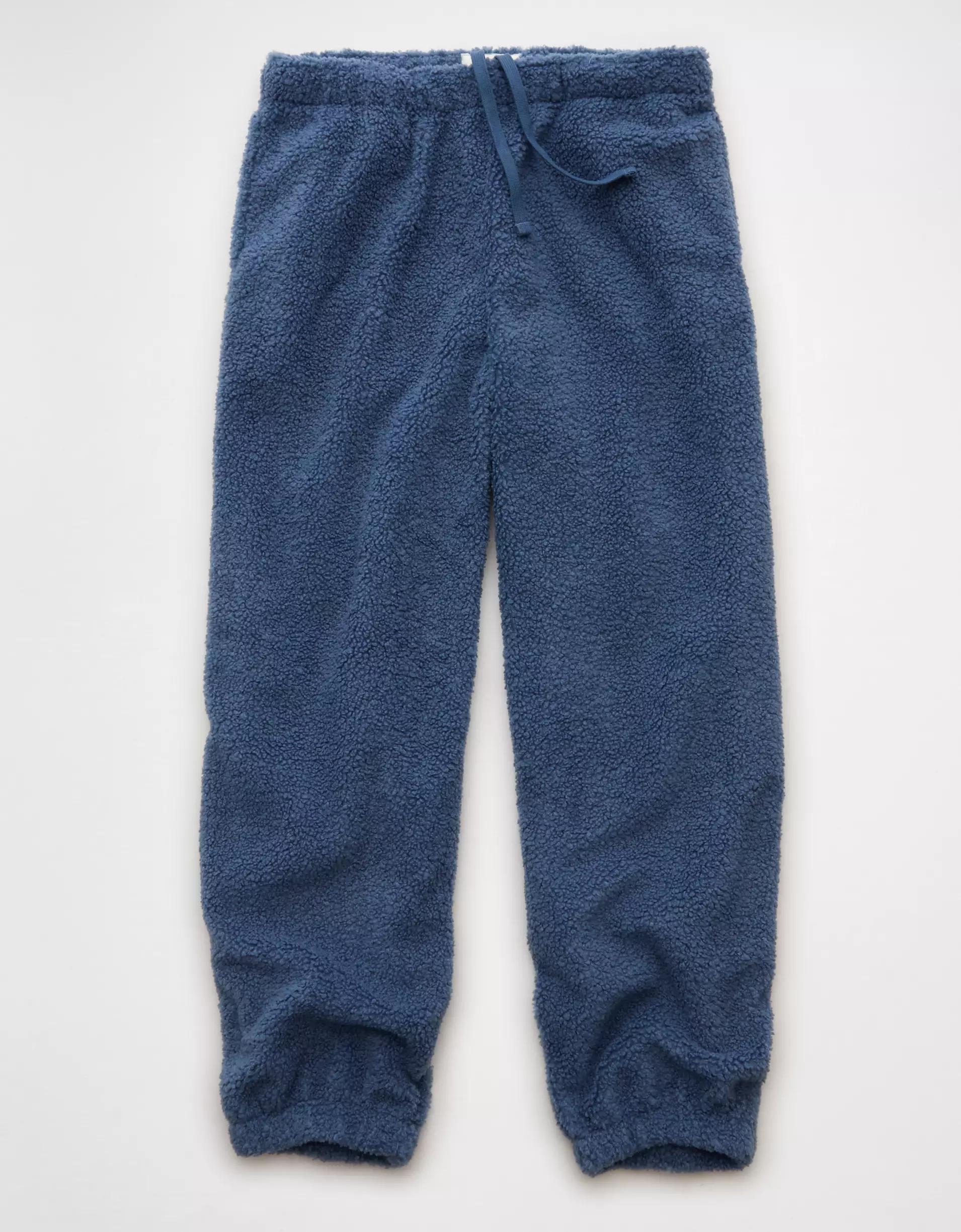 AE High-Waisted Sherpa Jogger Pant Product Image
