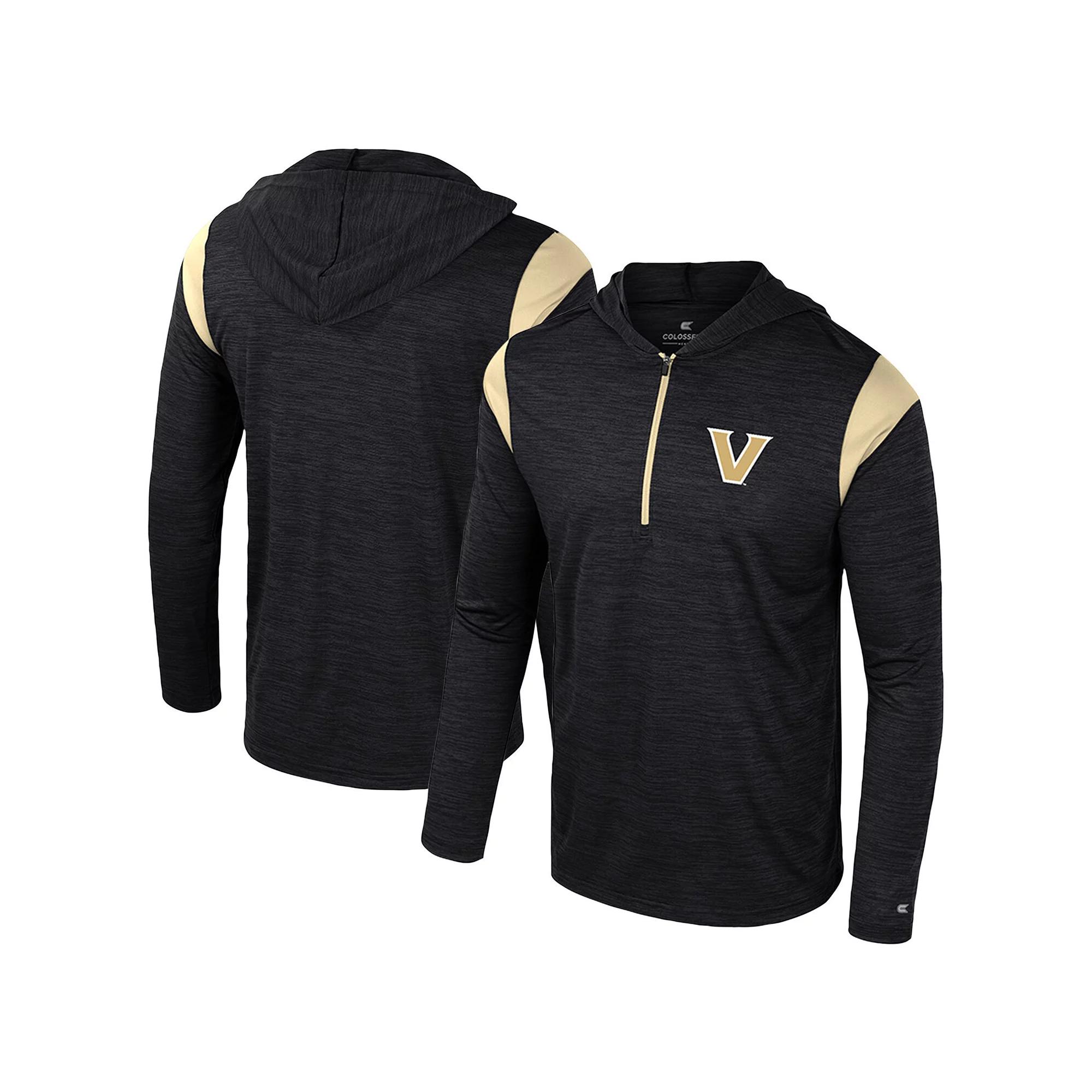 Men's Colosseum Black UCF Knights Dozer Half-Zip Windshirt, Size: XL Product Image