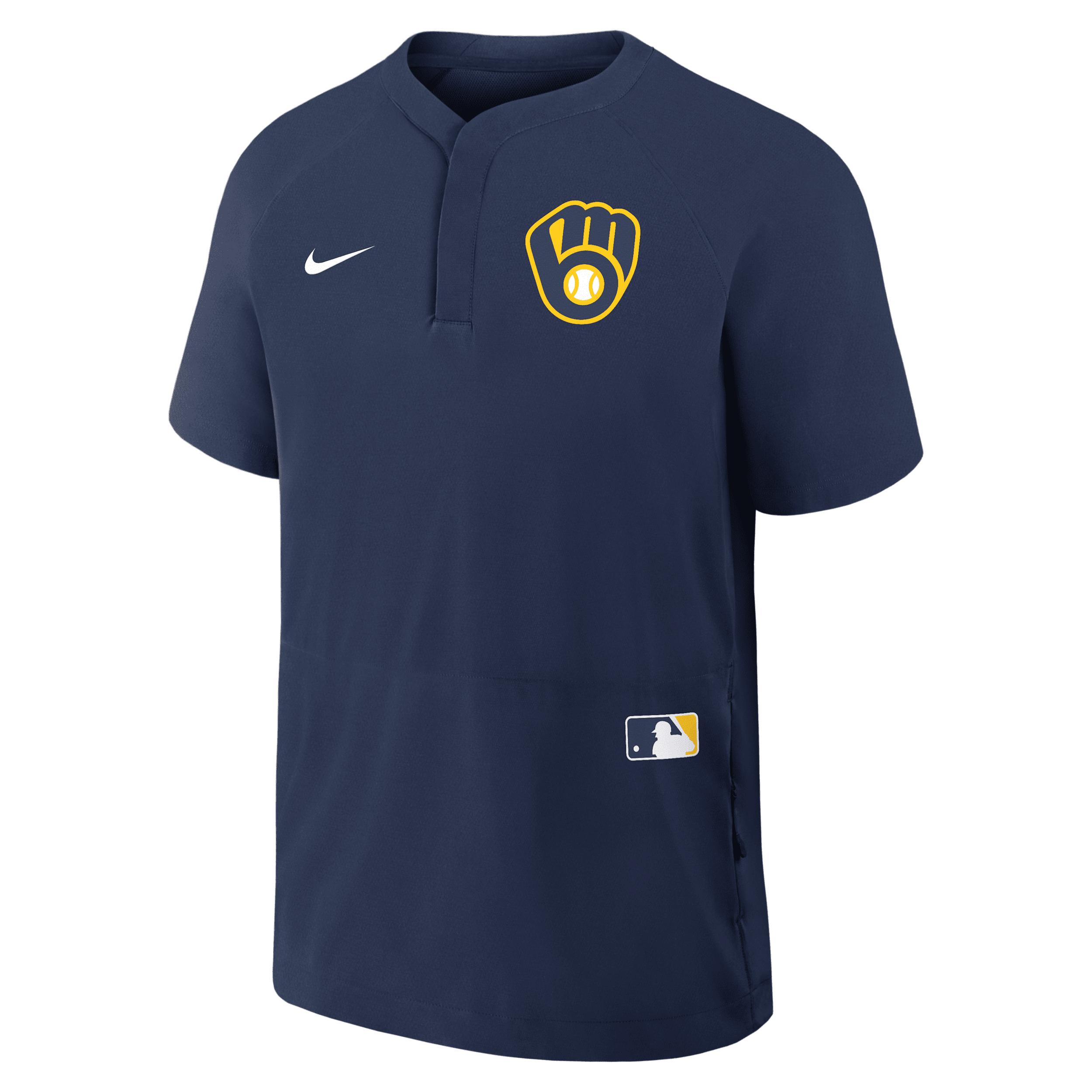 Tampa Bay Rays Authentic Collection Nike Men's MLB Short-Sleeve Windshirt Product Image