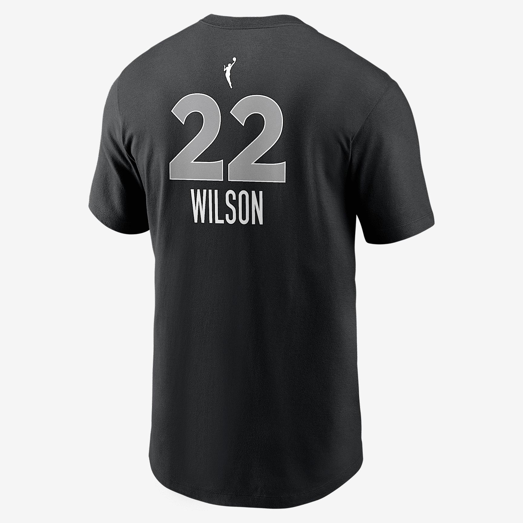 Aja Wilson Las Vegas Aces Nike Mens WNBA T-Shirt | M11332LVAW-BLK Product Image