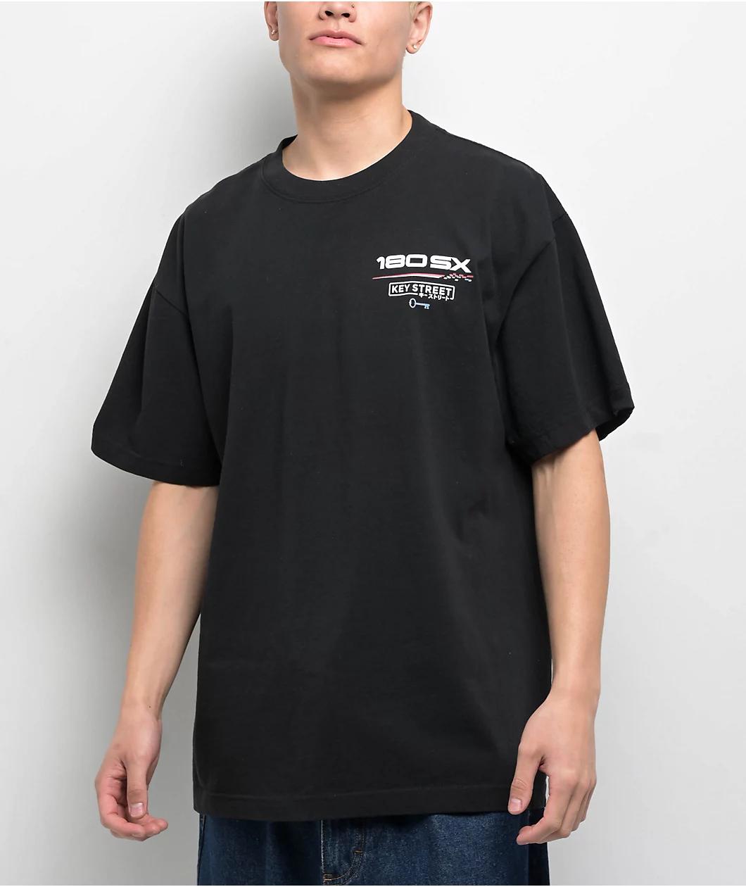 Key Street x NISMO 180SX Black T-Shirt Product Image