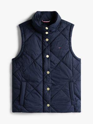 Padded Quilted Vest Product Image
