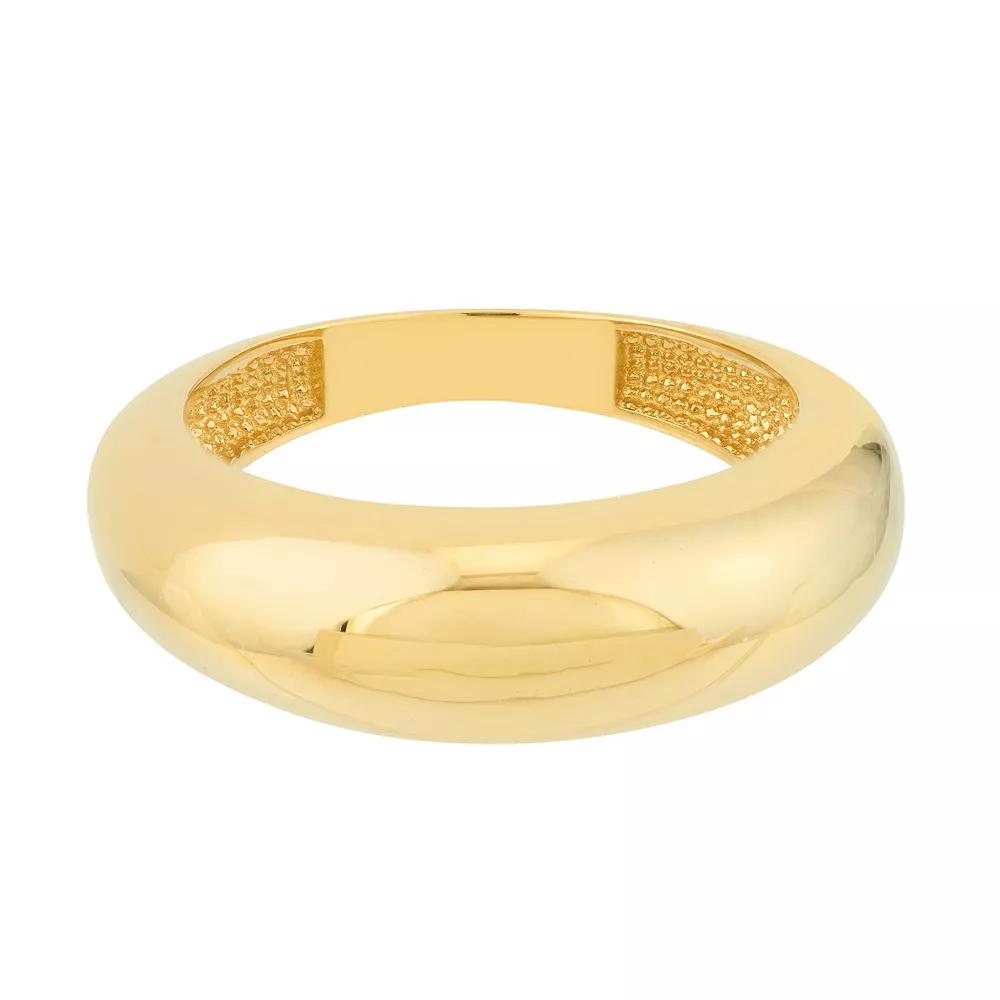 14k Gold Dome Band Ring, Women's, Size: 6 Product Image