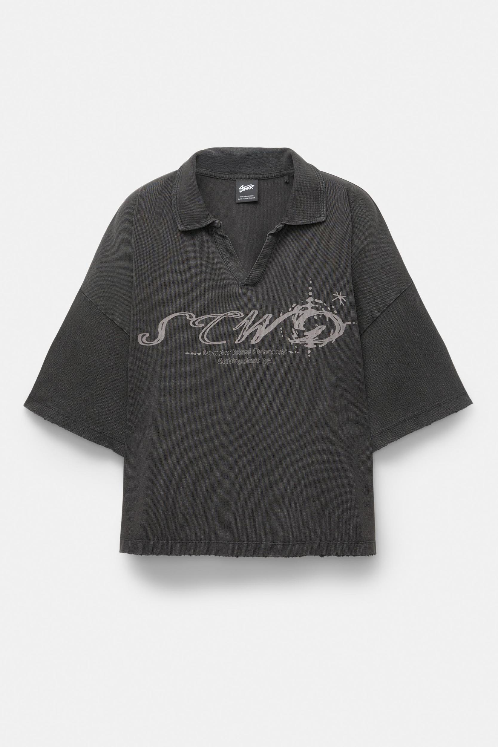 Washed STWD polo shirt Product Image